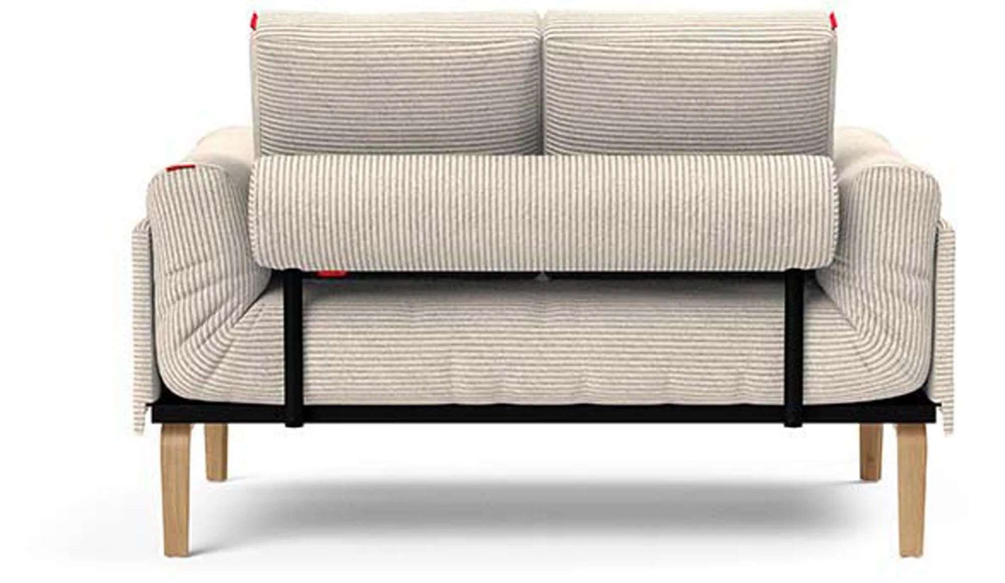 Rollo Bow Klappsofa: Vielseitiger Komfort mit abnehmbarem Bezug.