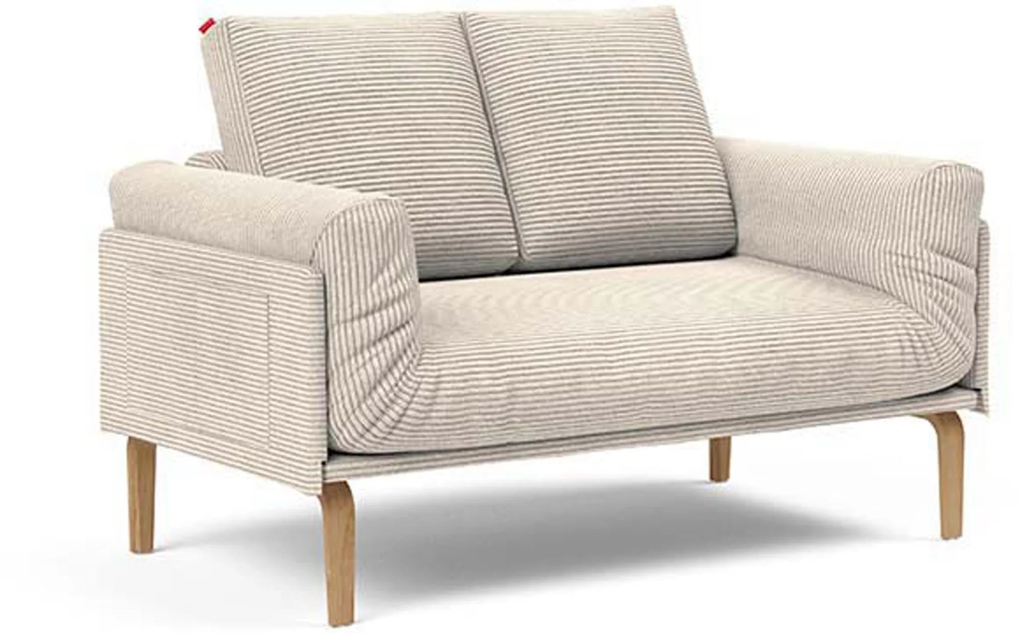 Rollo Bow Sofa: Elegantes Design mit pflegeleichtem Bezug.