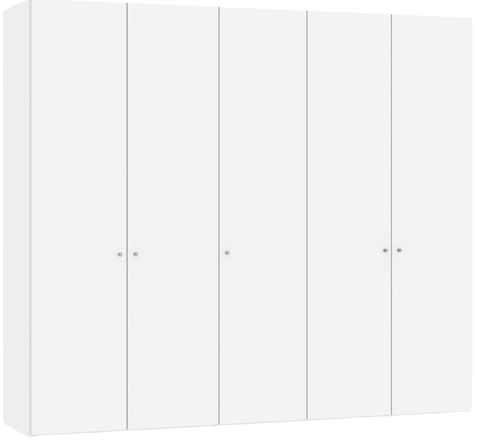 Drehtürenschrank 5türig Premiumweiss mit Zubehör - KAQTU Design