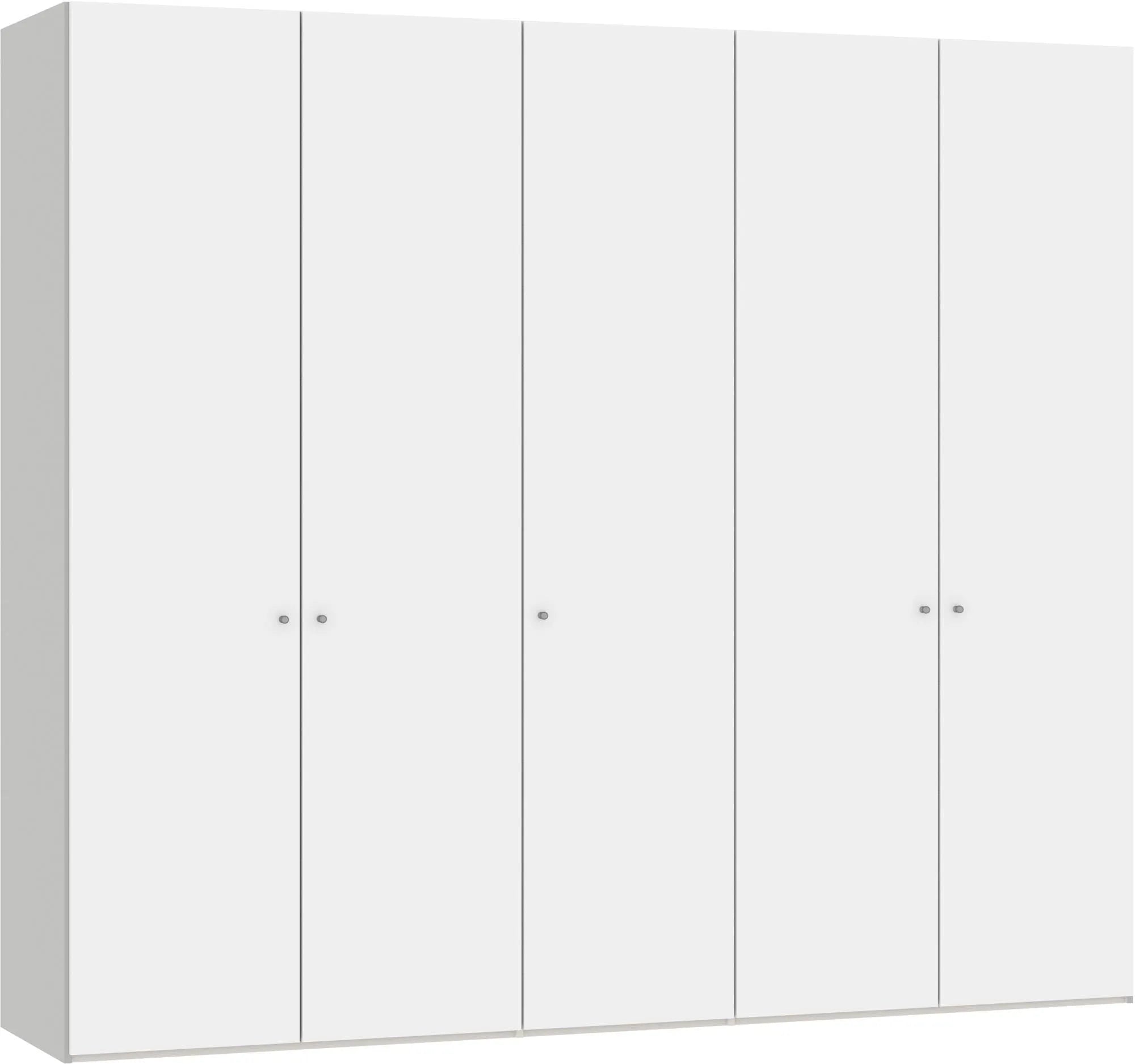 Drehtürenschrank 5türig Premiumweiss mit Zubehör, Drehtürenschrank, KAQTU Design