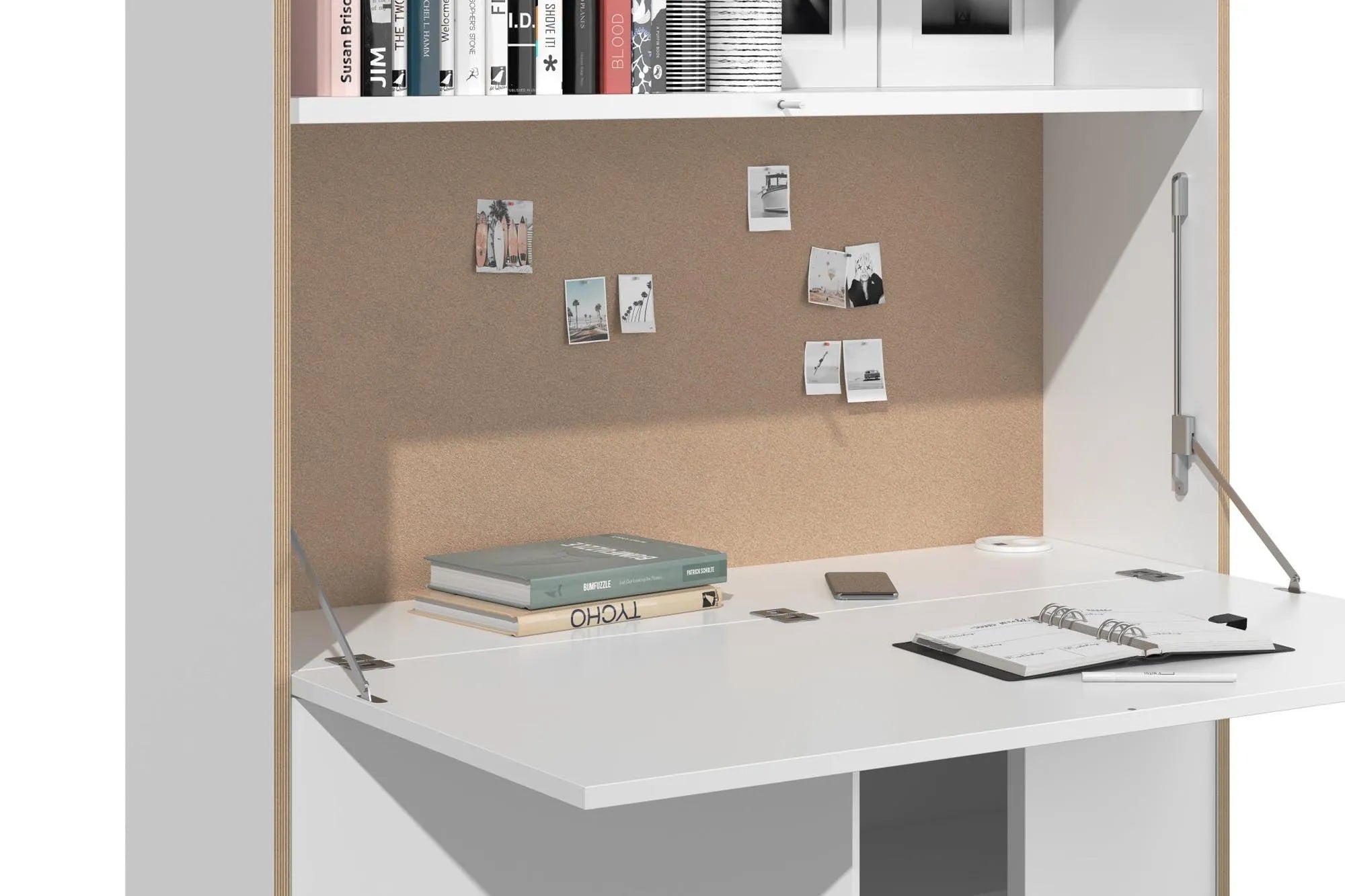 FLAI Home Office: Kompakter Arbeitsplatz mit zeitlosem Design.