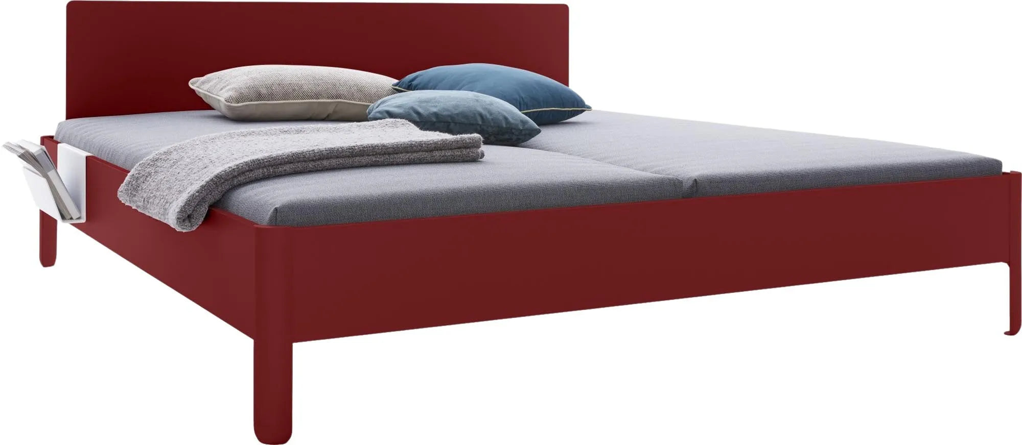 Nait Doppelbett mit Kopfteil 140, Bett, KAQTU Design