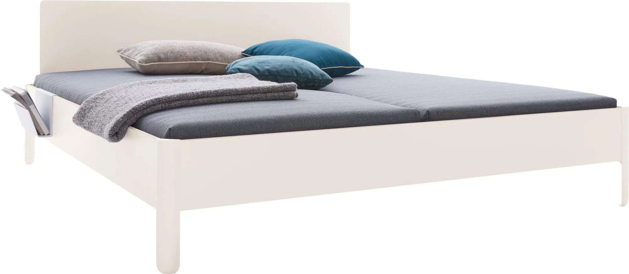 Nait Doppelbett mit Kopfteil 140, Bett, KAQTU Design