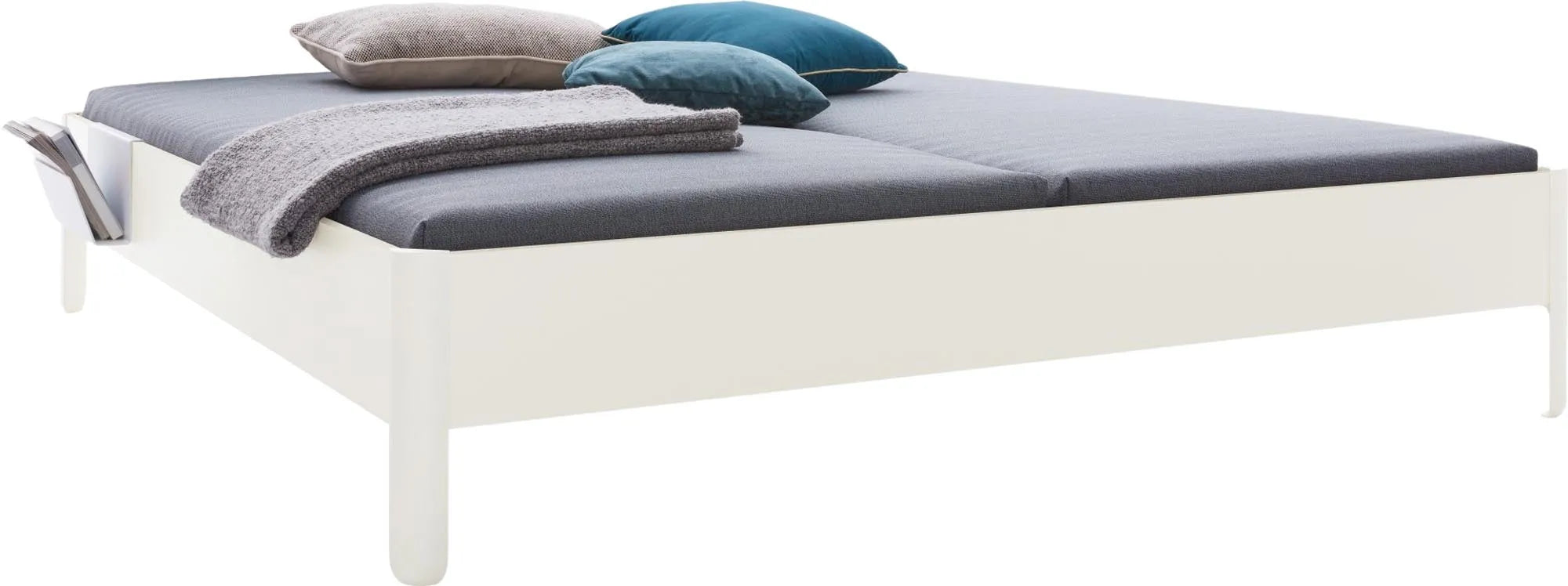 Nait Doppelbett mit Kopfteil 140, Bett, KAQTU Design