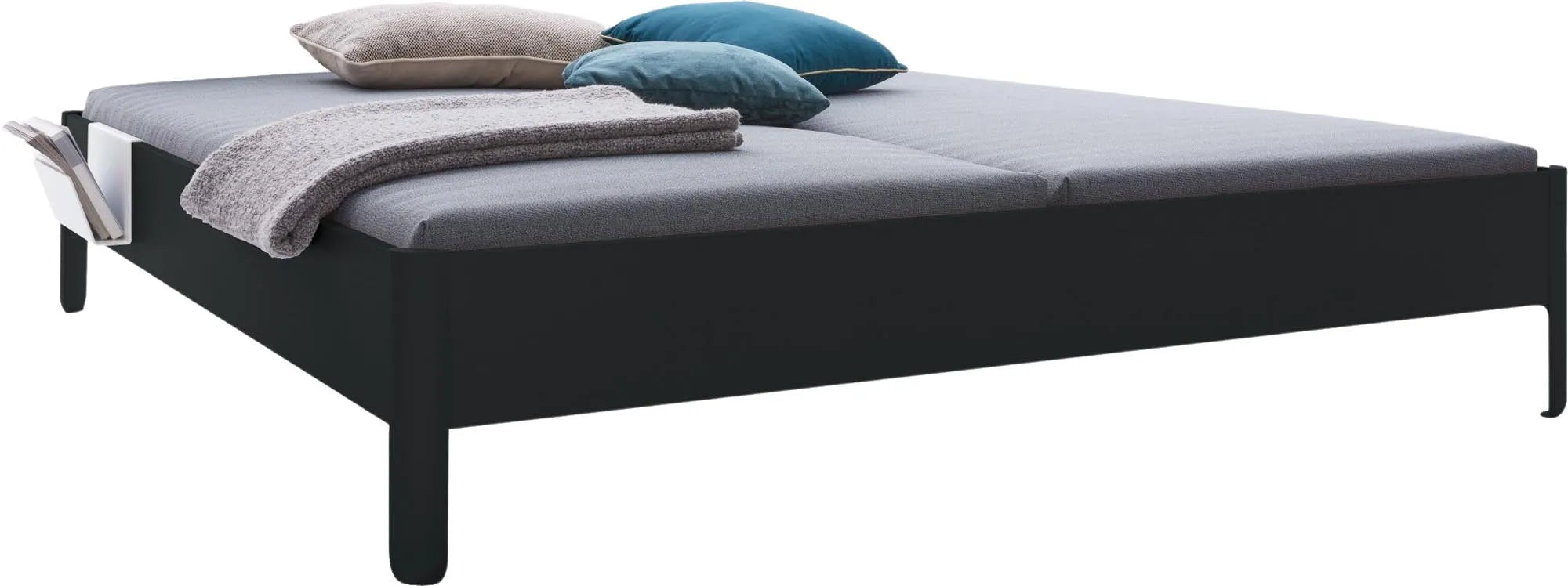 Nait Doppelbett mit Kopfteil 140, Bett, KAQTU Design