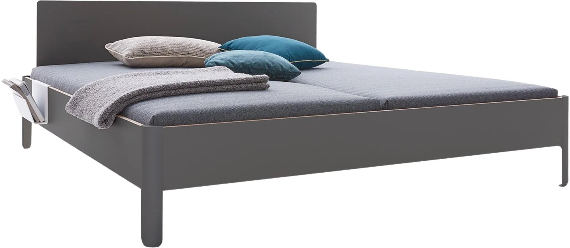 Nait Doppelbett mit Kopfteil 140, Bett, KAQTU Design