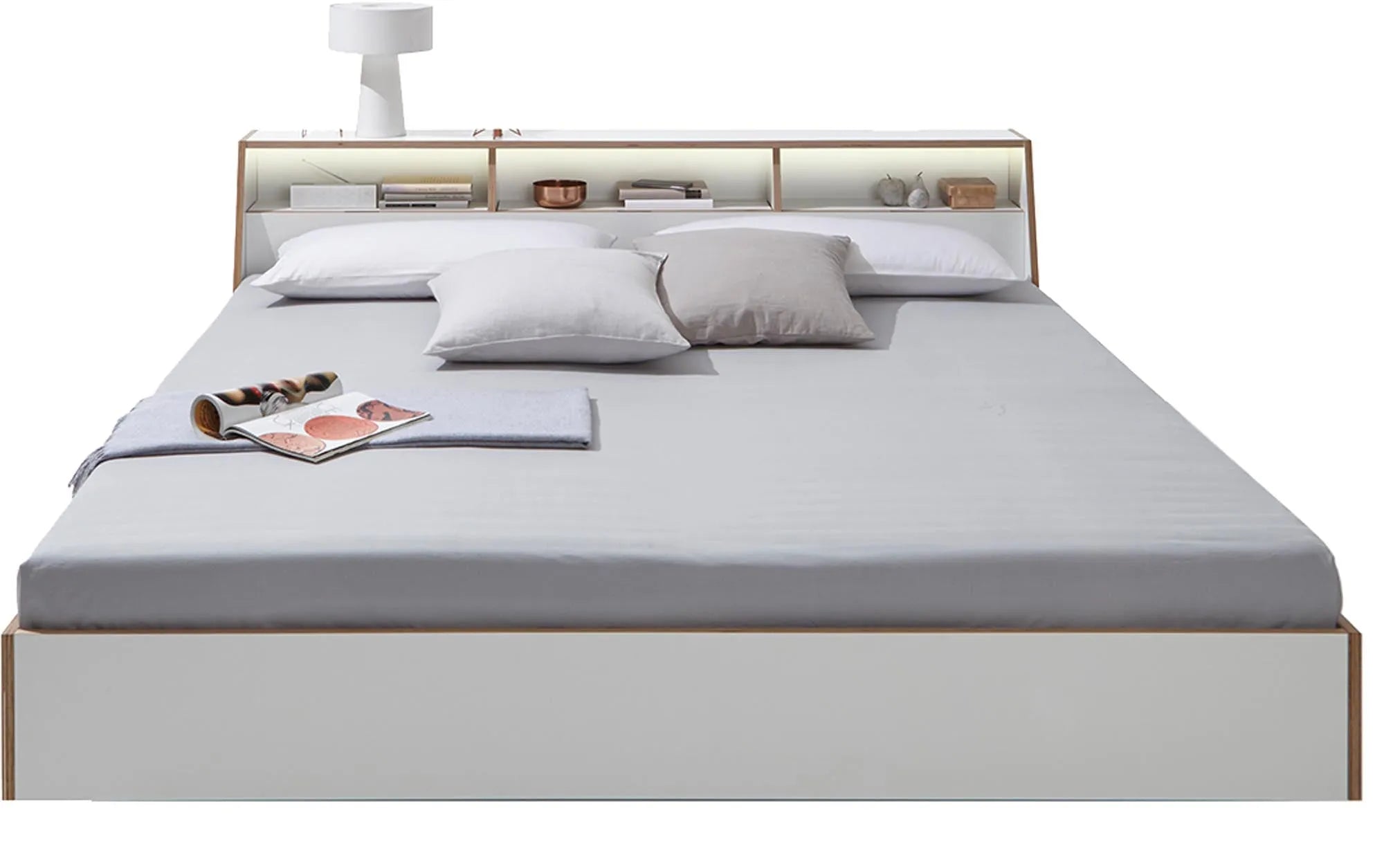 Slope Bett: Modernes Design mit stabilem Lattenrost von Müller.