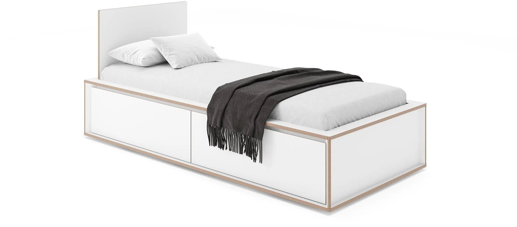 SPAZE Bett mit Kopfteil, Bett, KAQTU Design