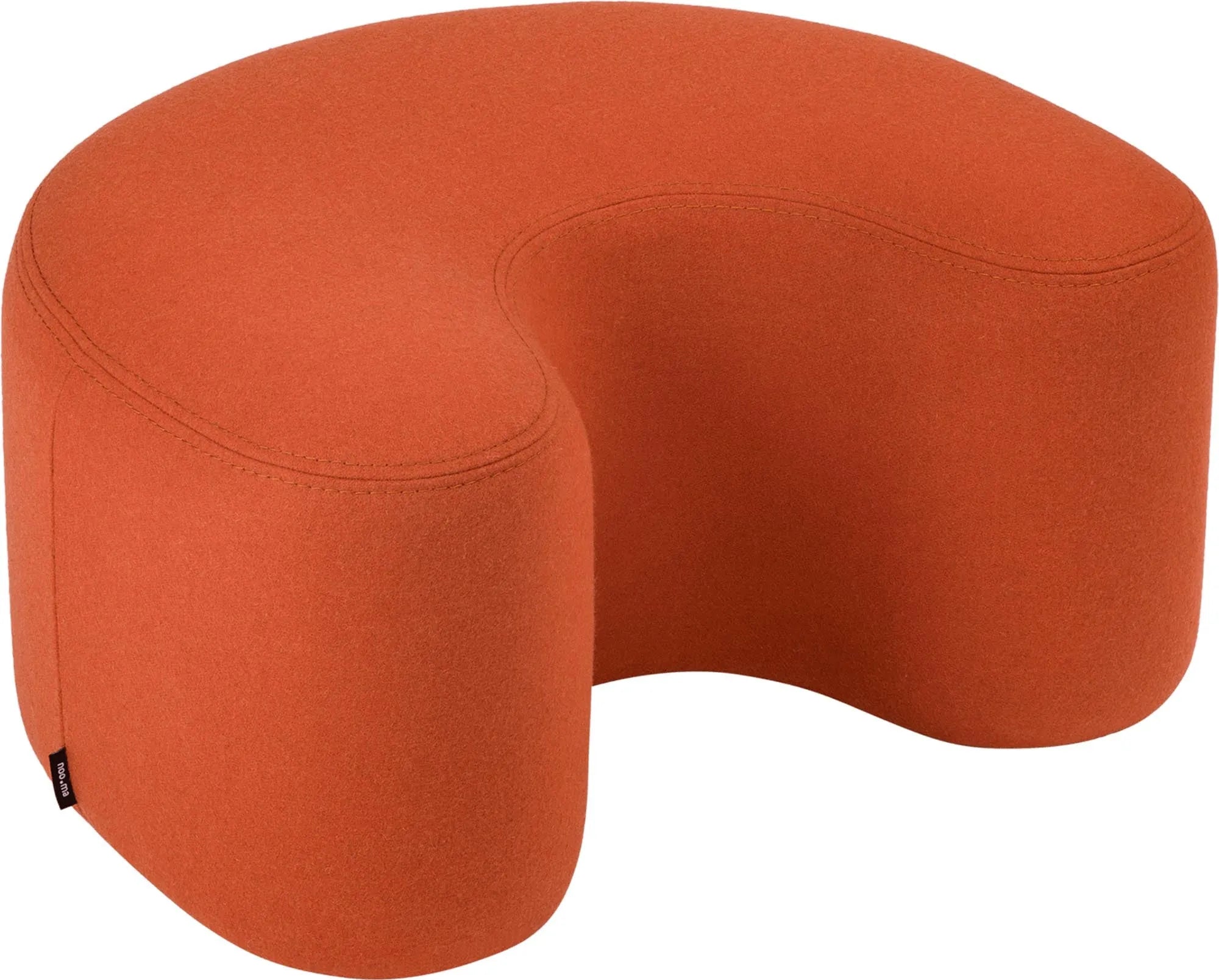 Ü Pouf in Universal Grey präsentiert im Onlineshop von KAQTU Design AG. Pouf ist von Noo.ma