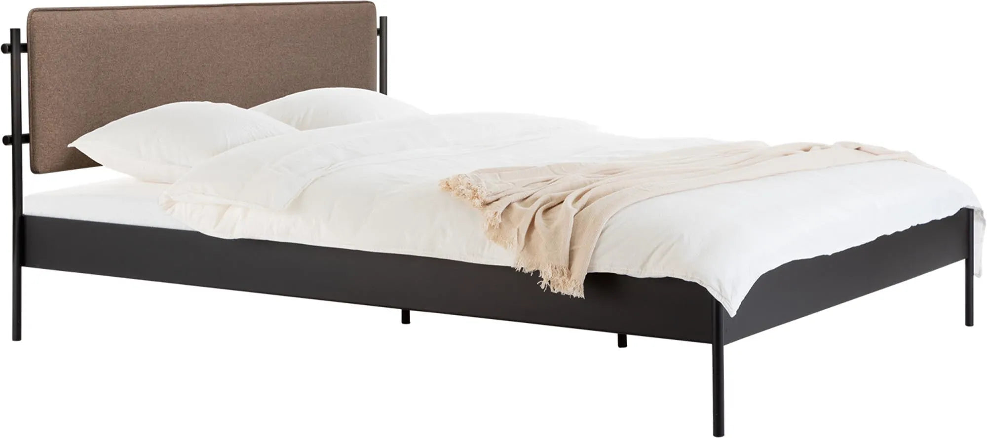 Eton Bett Basic: Elegantes Design aus pulverbeschichtetem Stahl, langlebig und komfortabel. Perfekt für jedes Schlafzimmer.