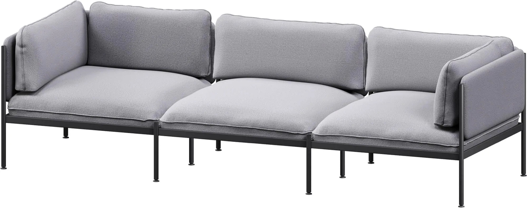 Toom Modular Sofa 3-Sitzer Konfiguration 2, 3er Sofa, KAQTU Design