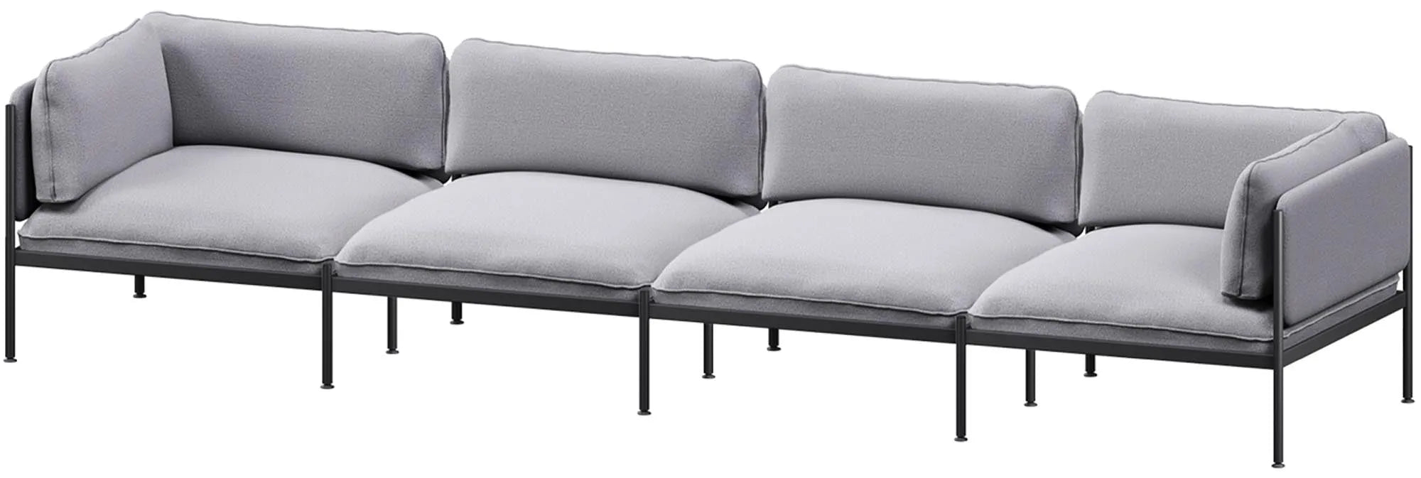 Toom Modular Sofa 4-Sitzer Konfiguration 2a, 4er Sofa, KAQTU Design