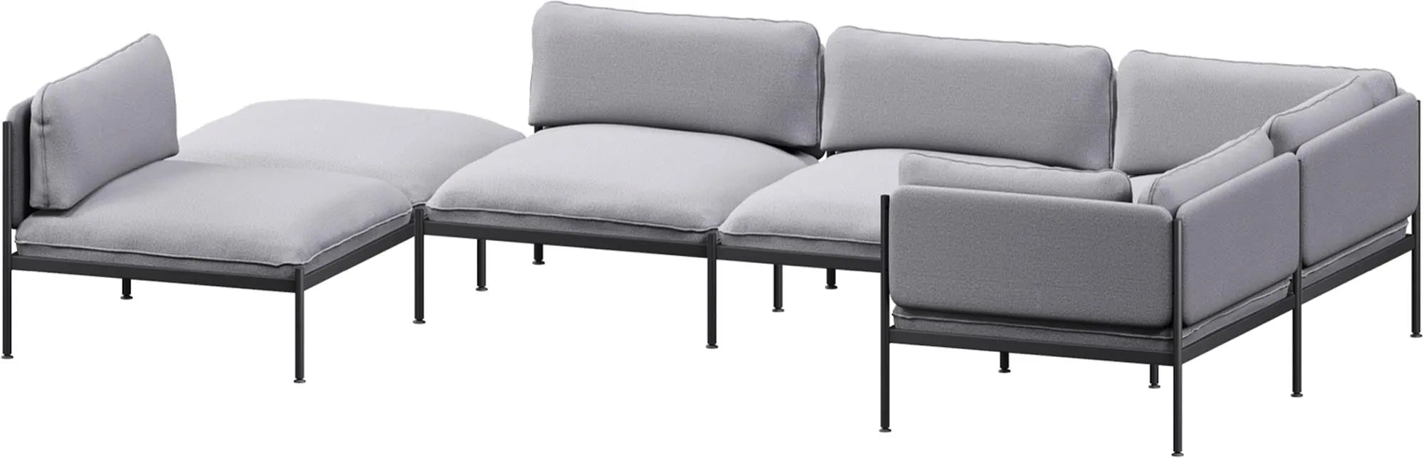 Elegantes Toom Sofa: Flexibler 6-Sitzer für zeitgemäßes Wohnen.