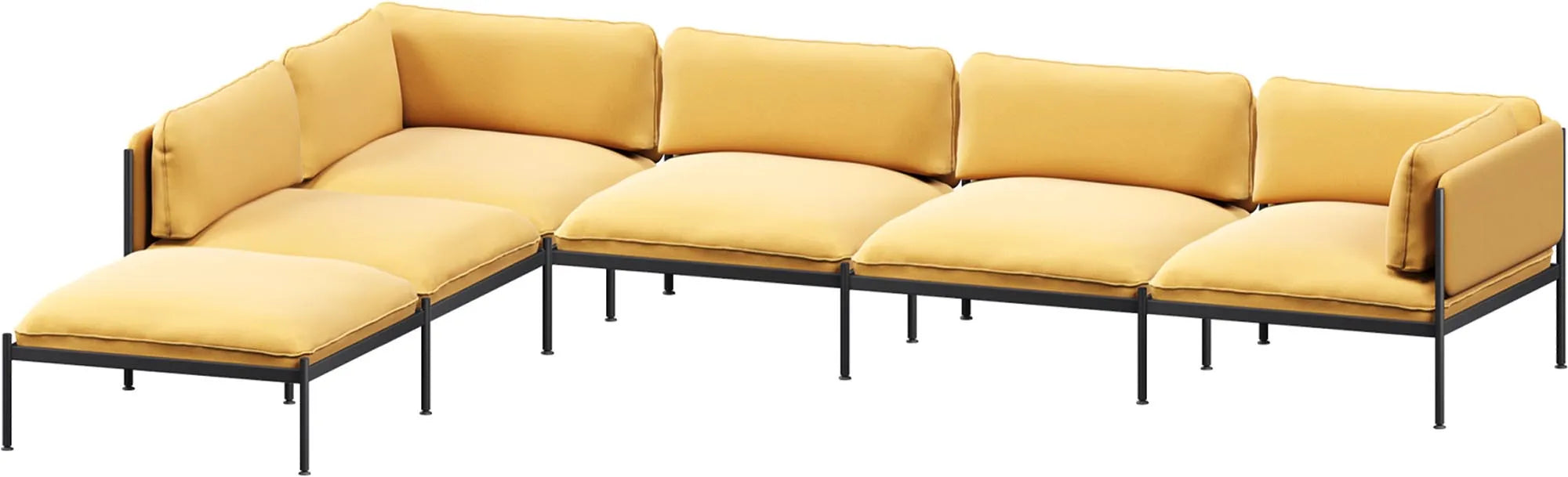 Toom Modular Sofa 6-Sitzer, Ecksofa links, KAQTU Design