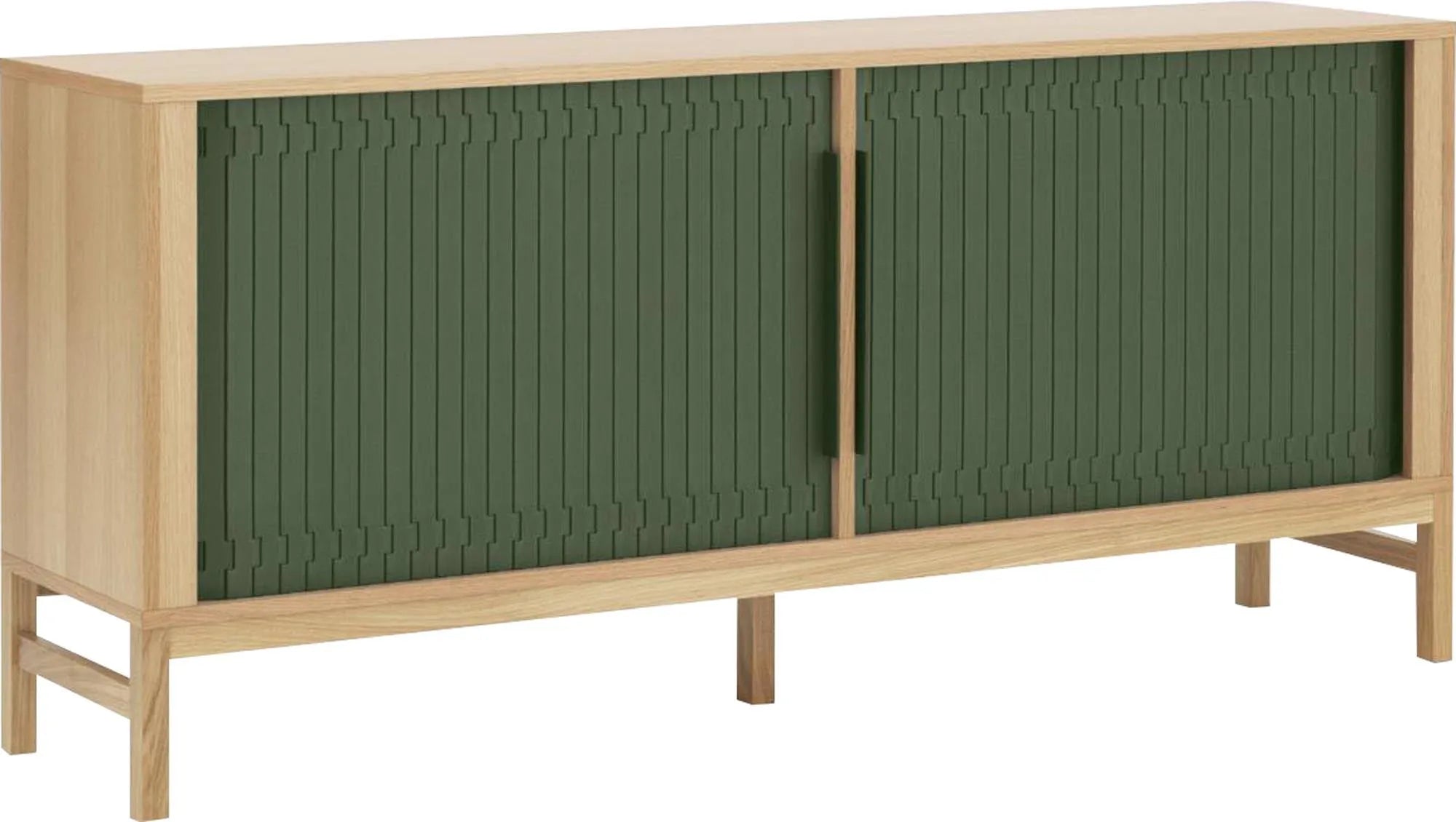 Jalousi Sideboard: Stilvolle Aufbewahrung mit skandinavischem Charme.