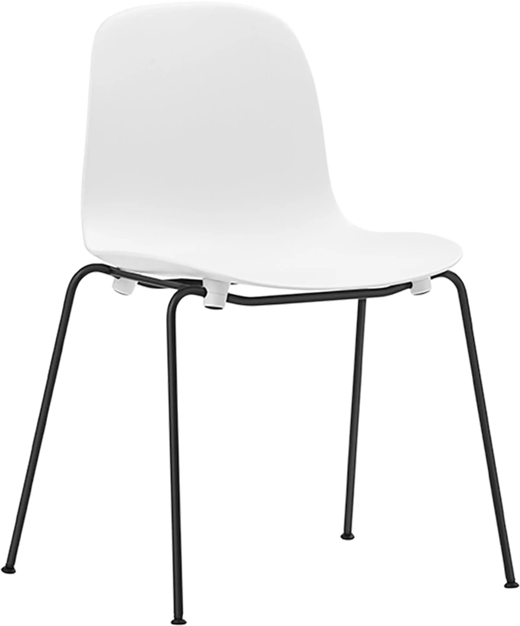 Moderner Form Stapelstuhl von Normann Copenhagen mit Stahlgestell.