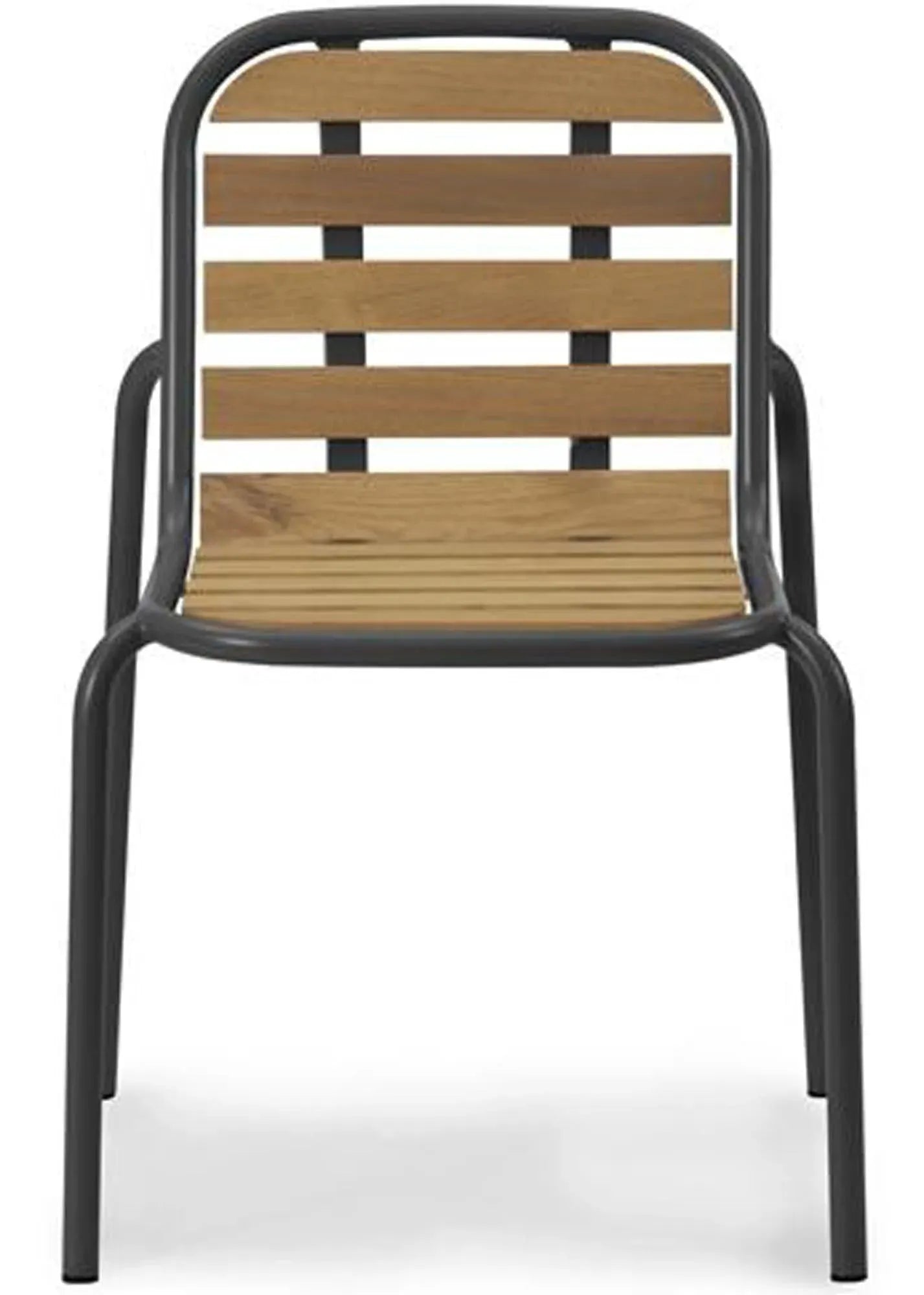 Vig Robinia Stuhl in Natur / Schwarz präsentiert im Onlineshop von KAQTU Design AG. Gartenstuhl ist von Normann Copenhagen