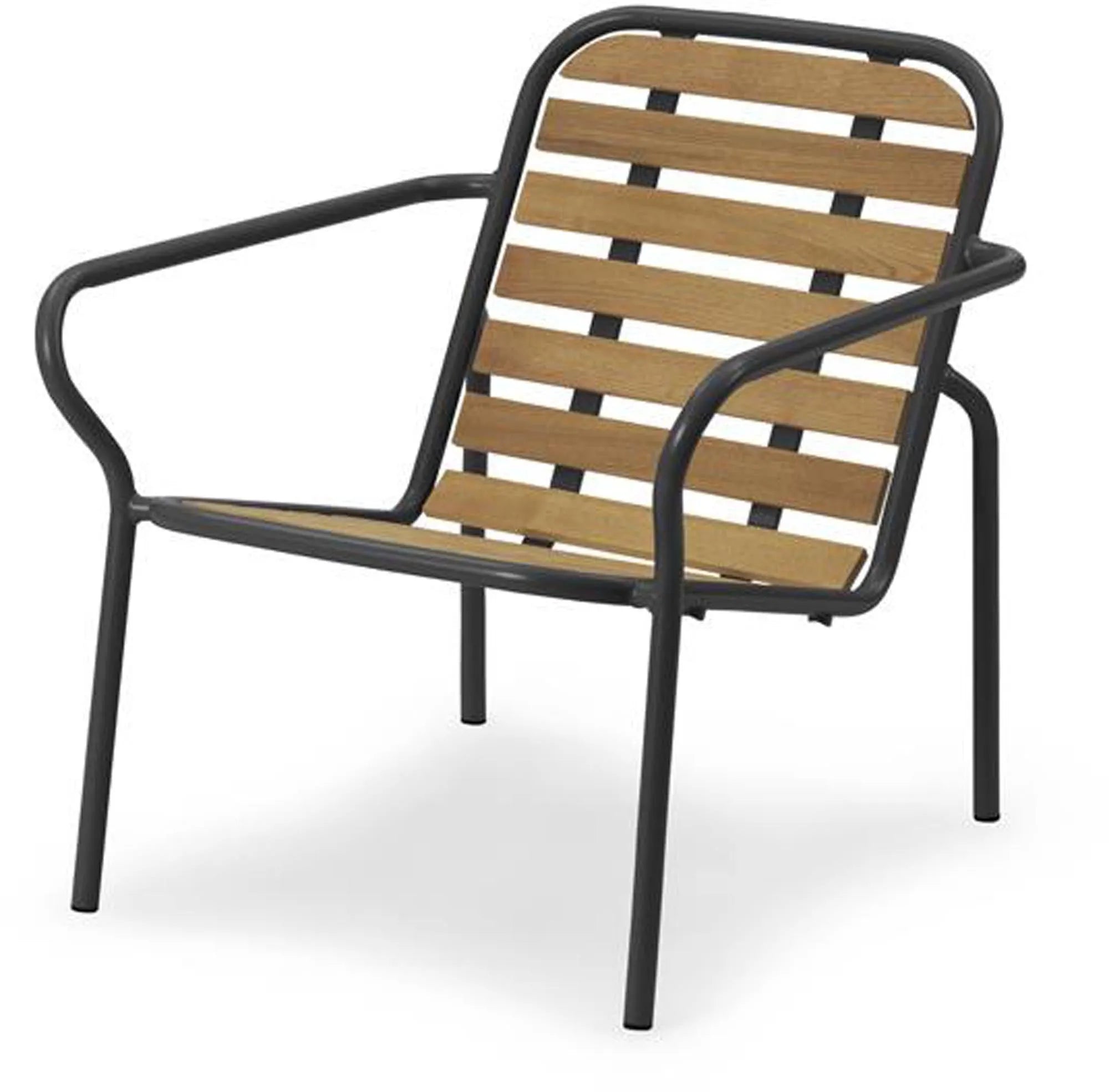 Vig Robinia Loungesessel  in Natur / Grau präsentiert im Onlineshop von KAQTU Design AG. Outdoor-Sessel ist von Normann Copenhagen