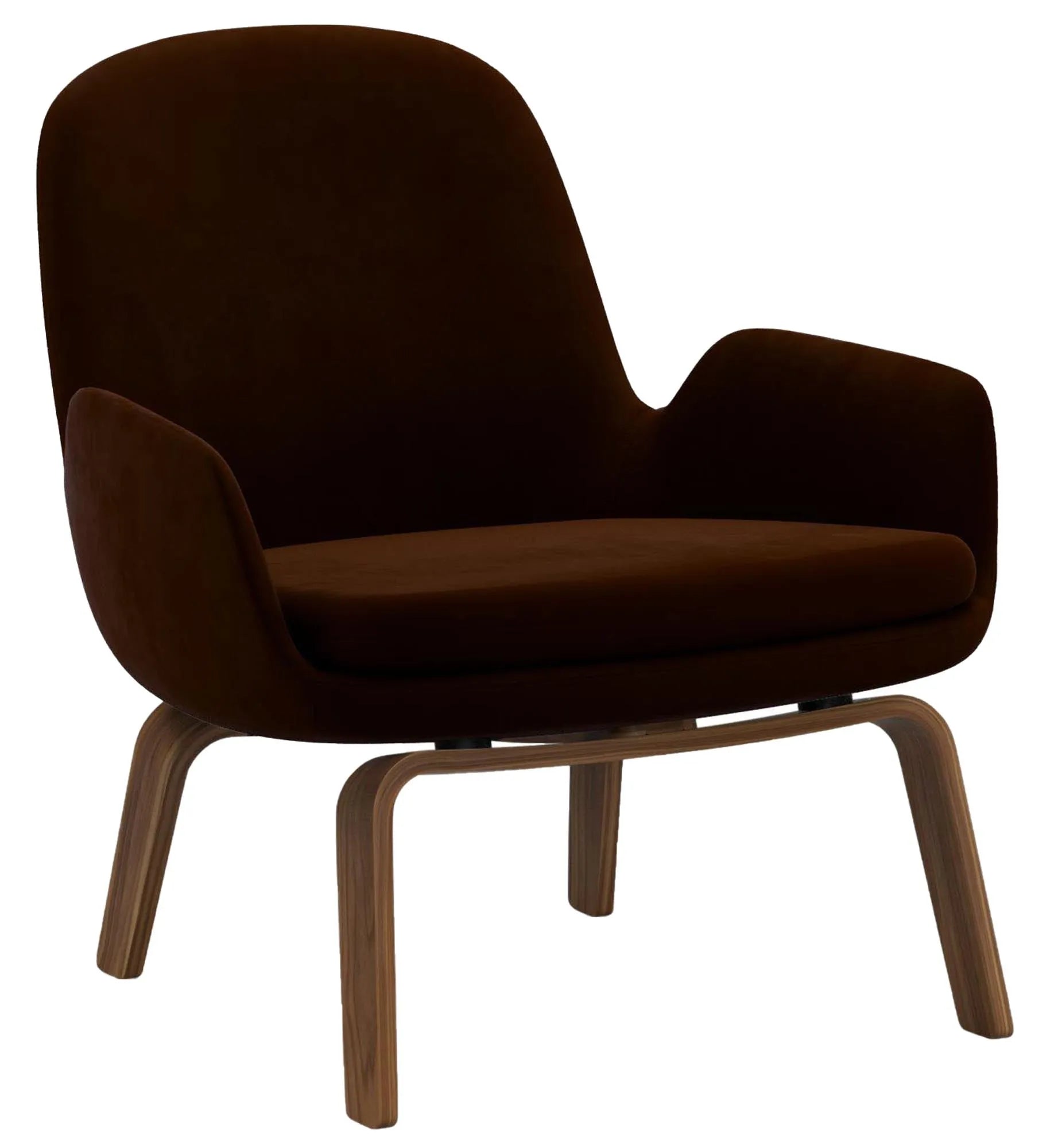 Der Era Lounge Sessel von Normann Copenhagen: Zeitloses, kurviges Design, hoher Komfort, individuell anpassbar mit vielfältigen Stoff- und Farboptionen.