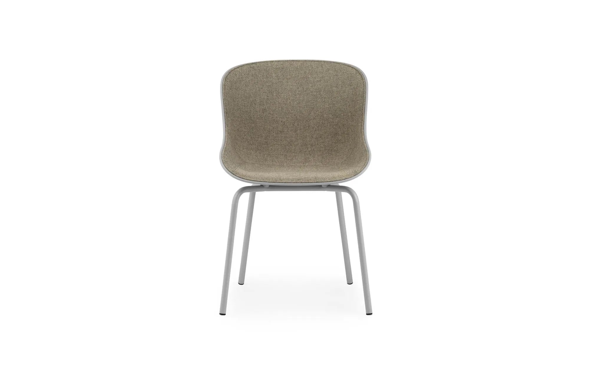 Eleganter Hyg Stuhl in Grau mit Frontpolster von Normann Copenhagen.