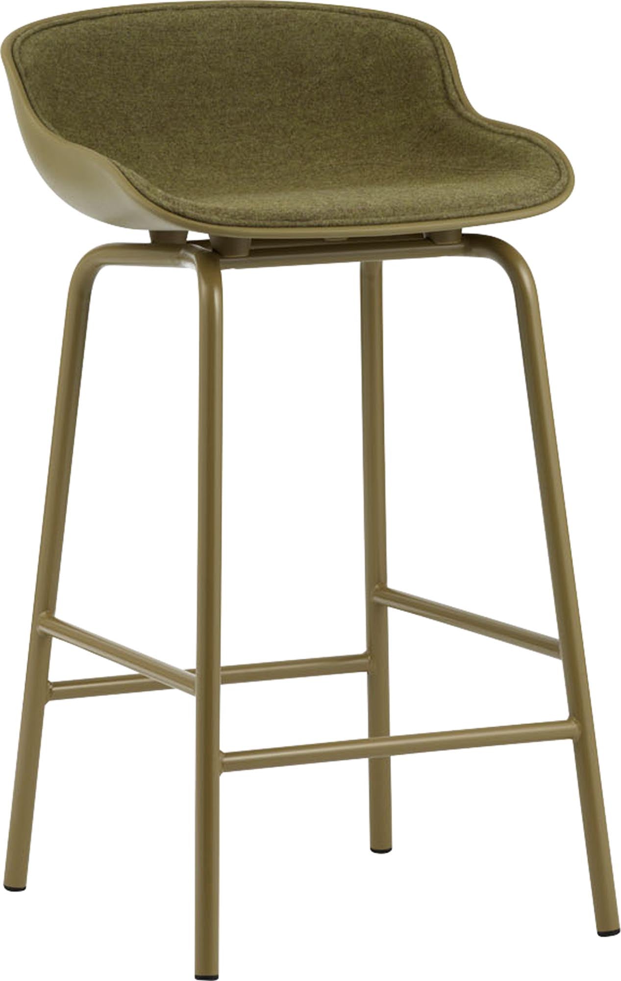 Hyg Barhocker 65 cm olive Frontpolster - KAQTU Design