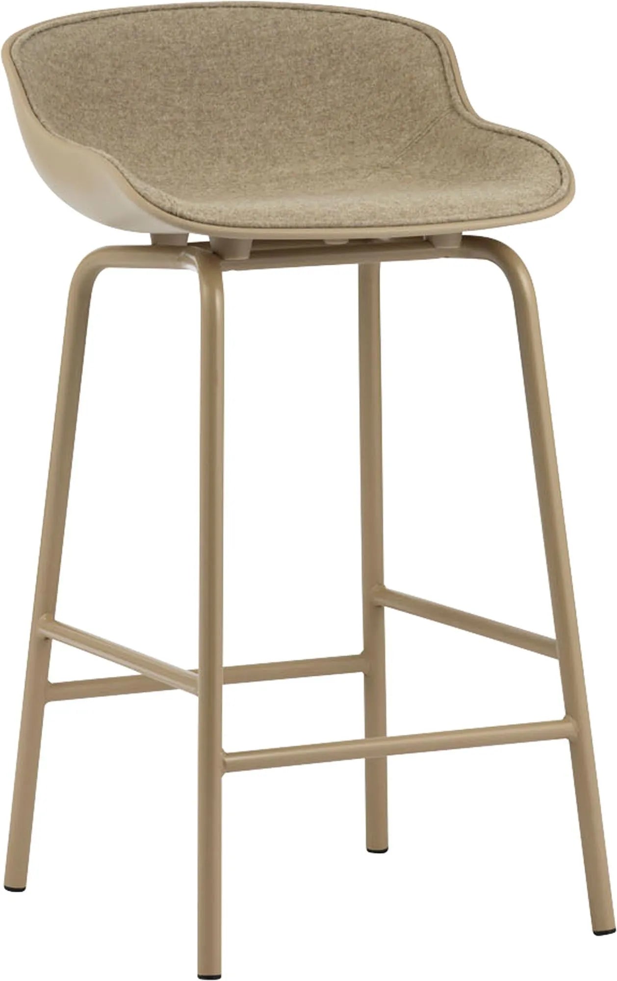 Hyg Barhocker 65 cm sand Frontpolster, Barhocker, KAQTU Design