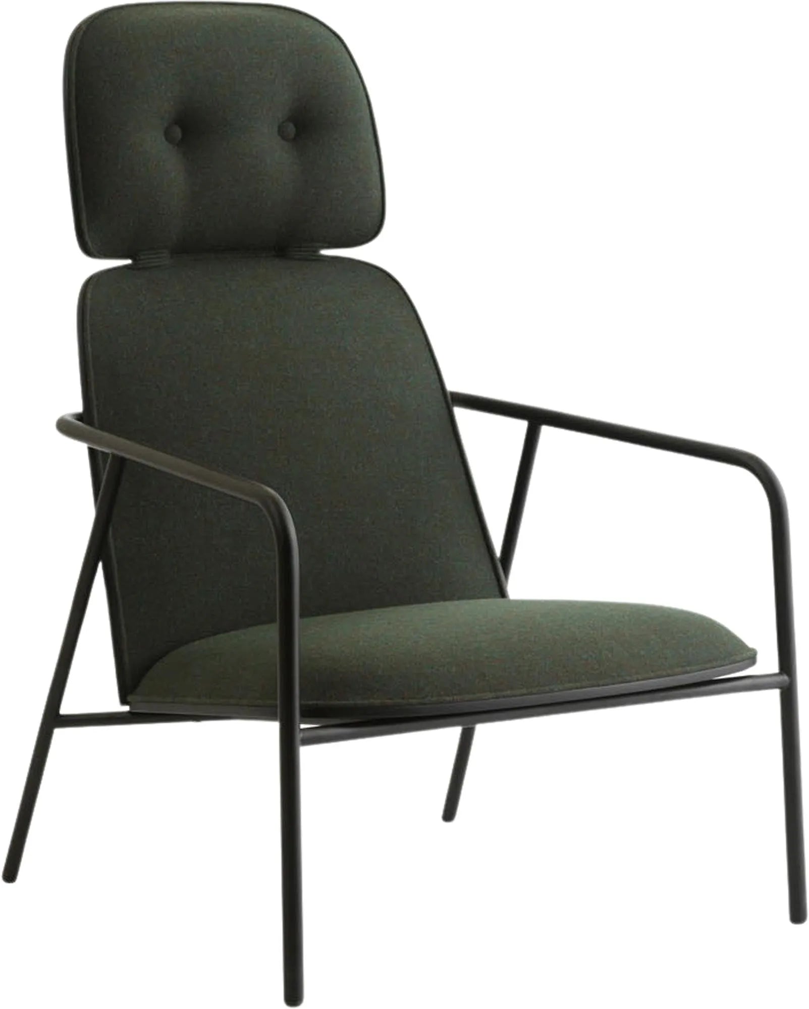 Stilvoller Pad Loungestuhl aus schwarzer Eiche von Normann Copenhagen.