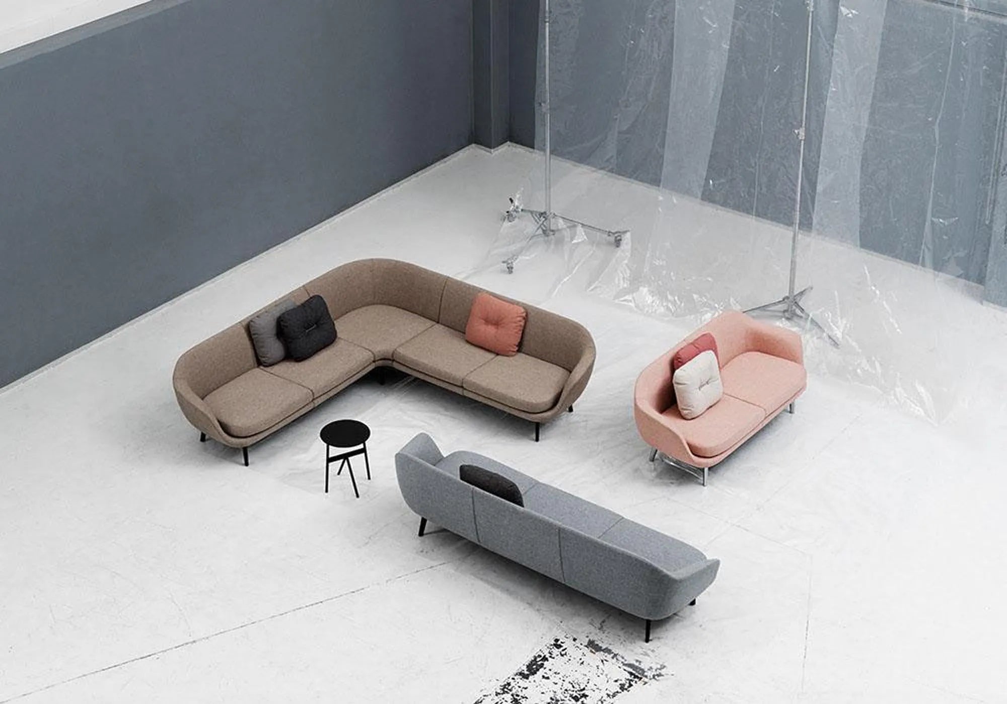 Sum modulares Sofa, 150, Ecke - KAQTU Design