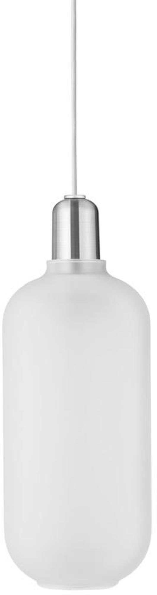 Amp Leuchte Gross EU in Weiss / Silber präsentiert im Onlineshop von KAQTU Design AG. Pendelleuchte ist von Normann Copenhagen