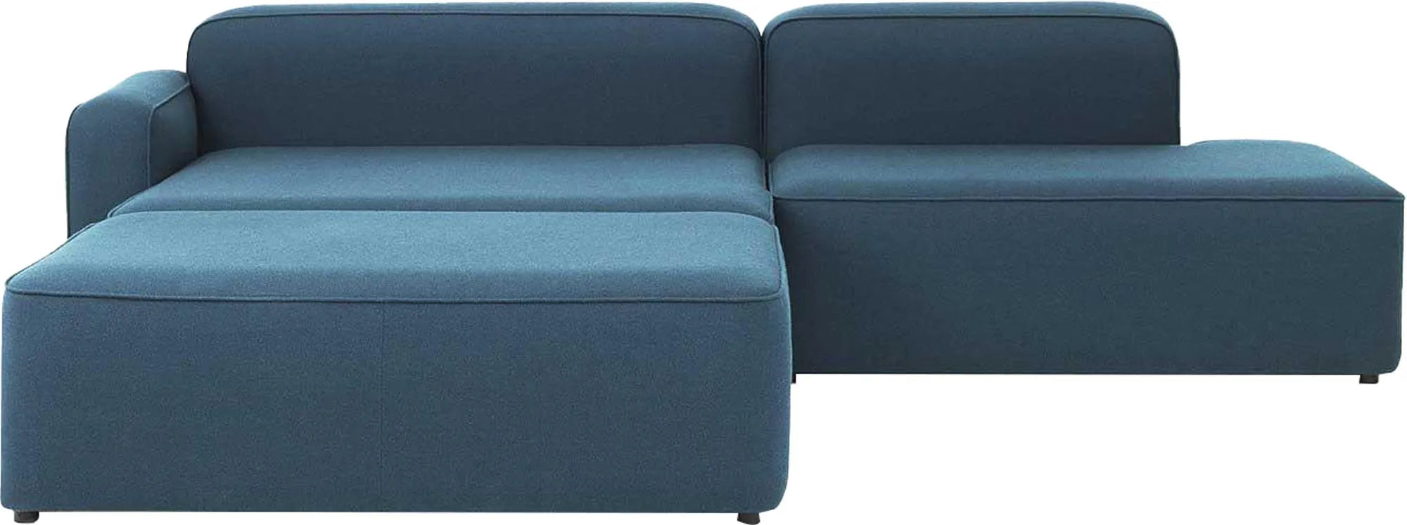 Das Rope Modular Sofa von Normann Copenhagen bietet Flexibilität und Komfort mit eleganten Details und vielfältigen Stoffoptionen.