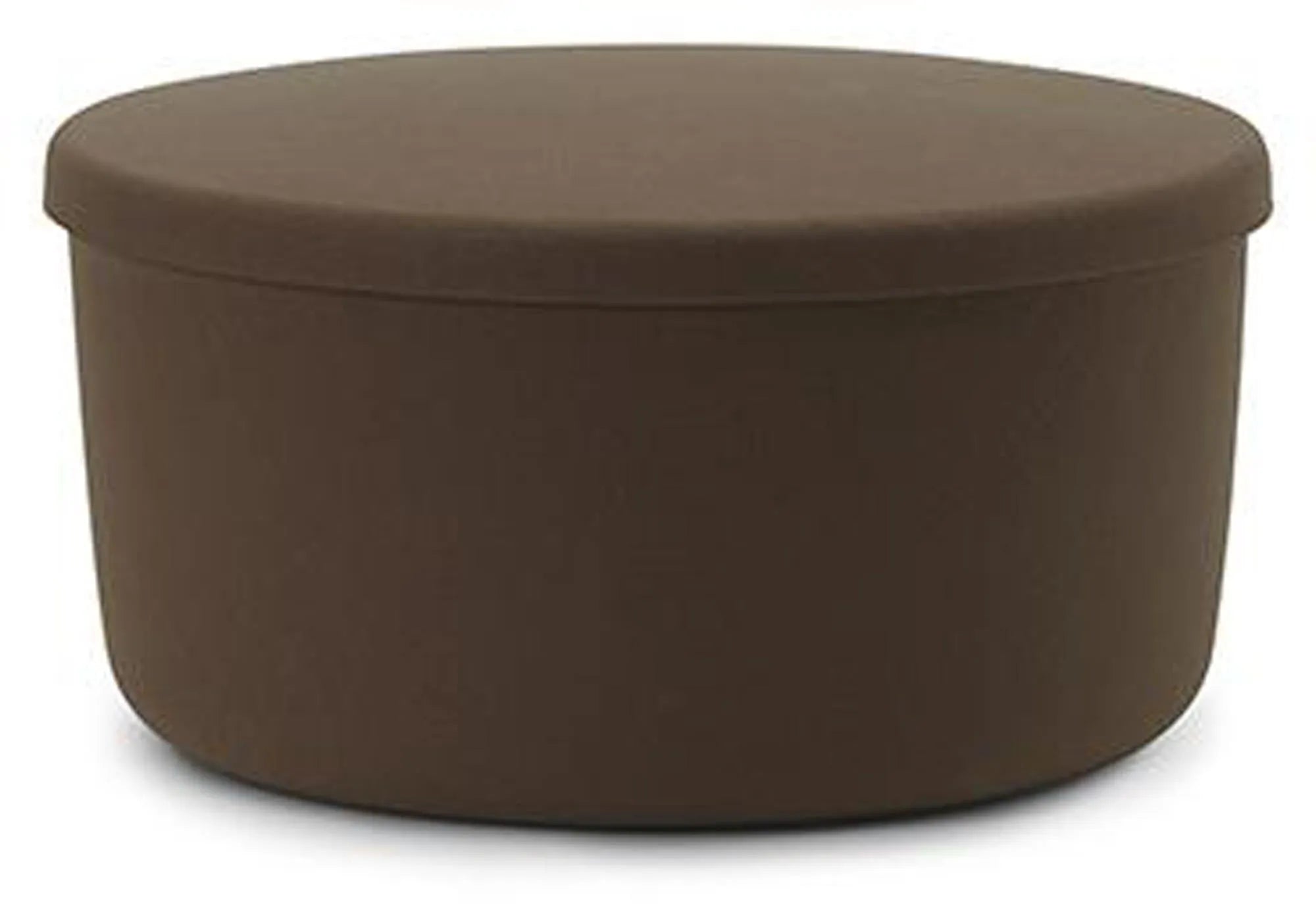 Vielseitiger Pouf mit Stauraum, ideal für skandinavisches Design.