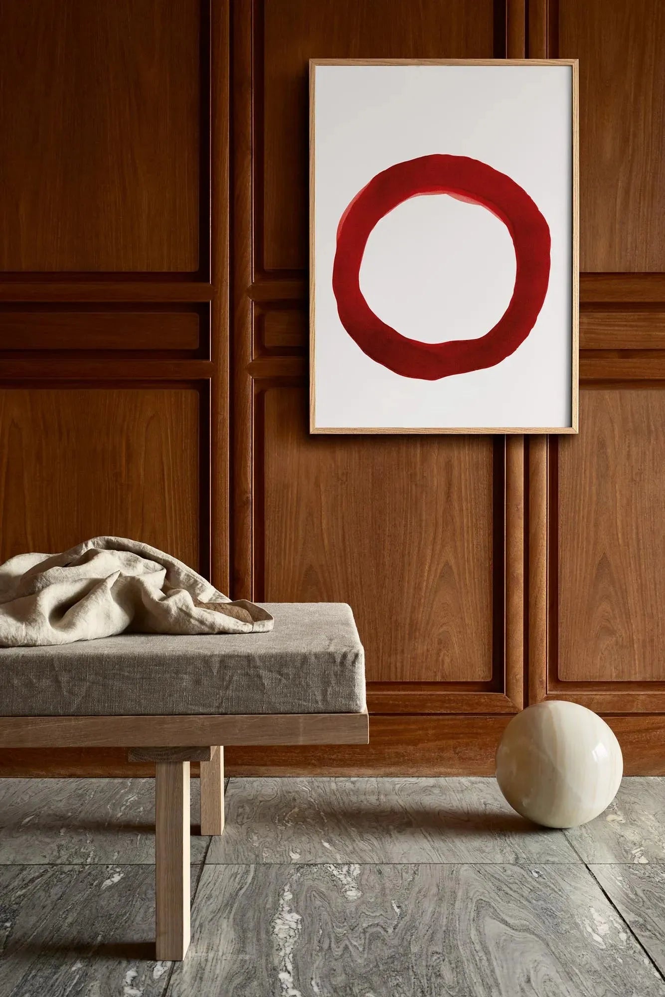 Enso - Red IV - KAQTU Design