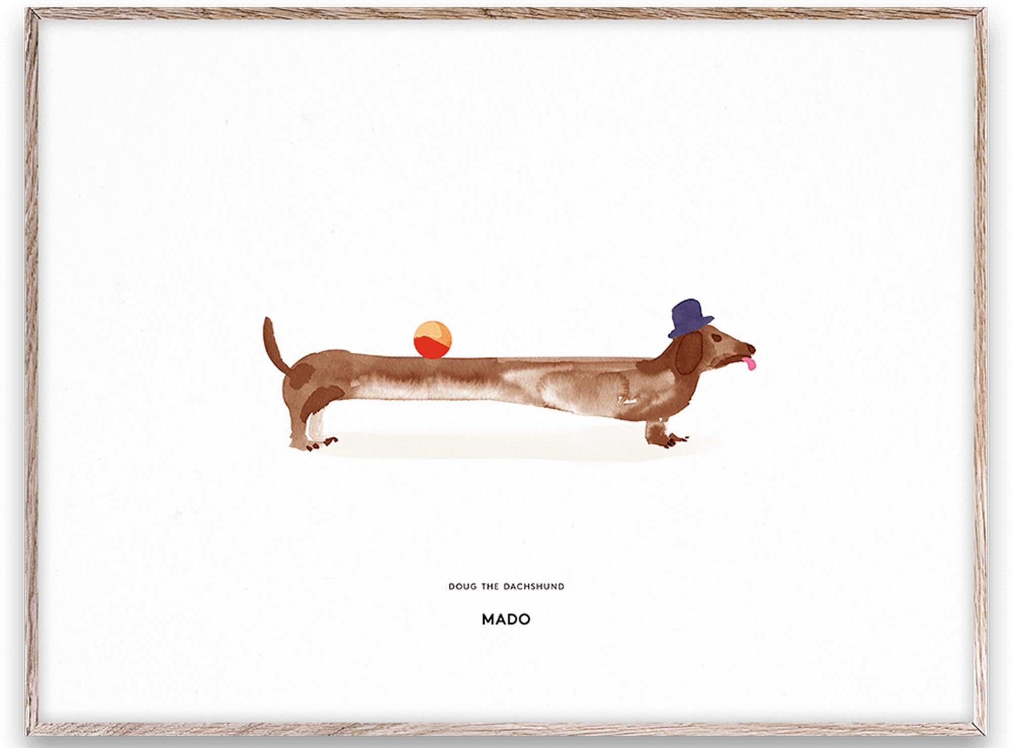 Doug the Dachshund - KAQTU Design