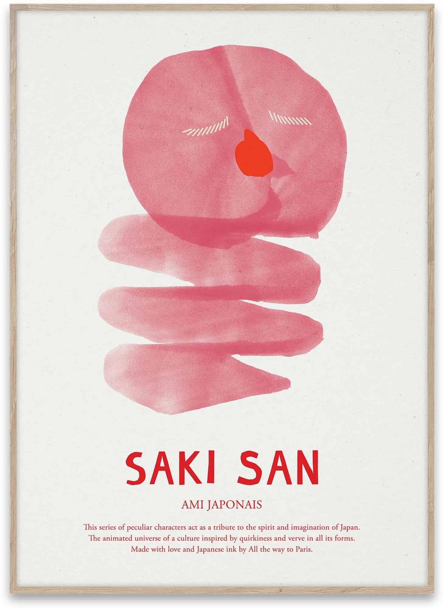 Saki San Kunstdruck: Moderne Kunst für Ihr stilvolles Zuhause.