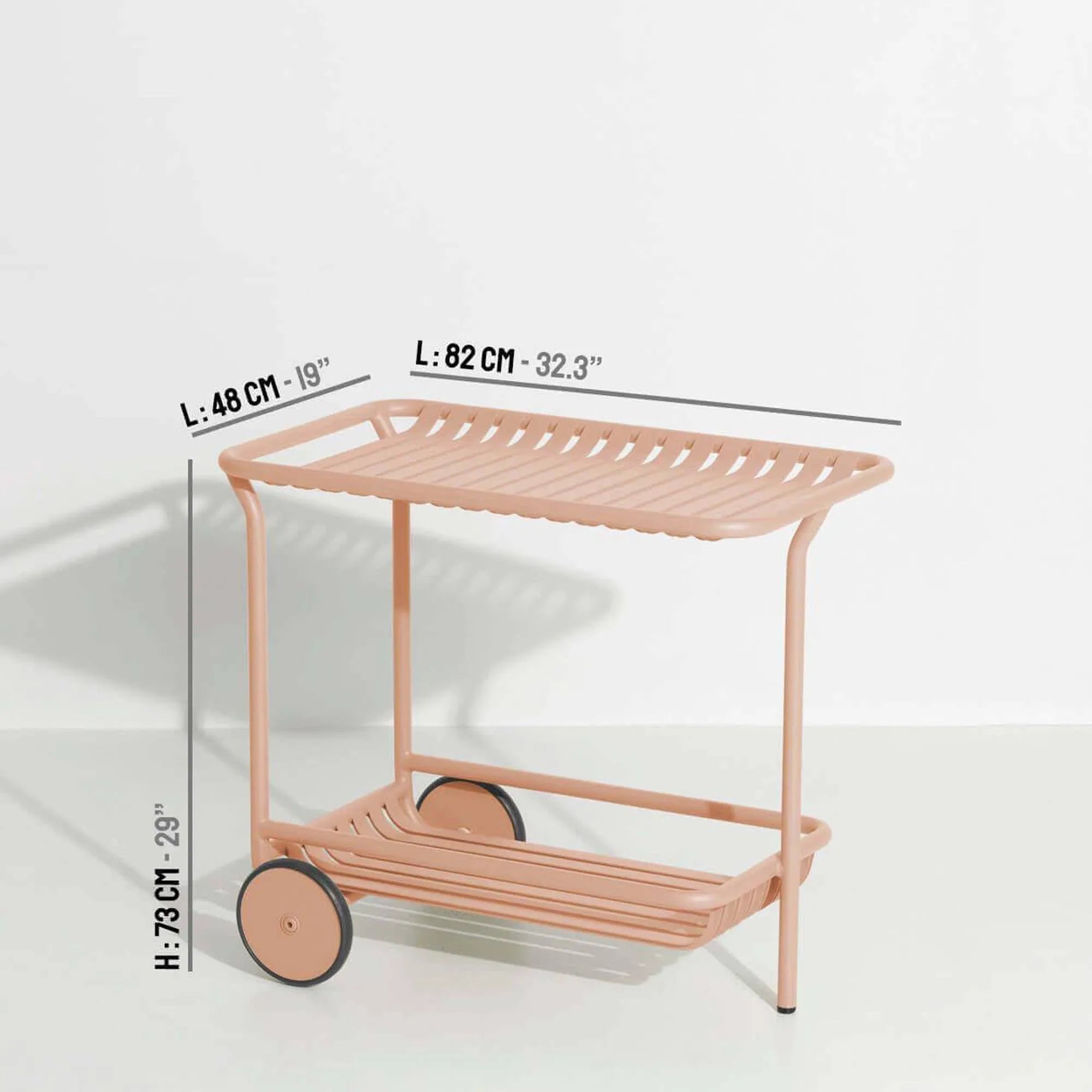 Week-End Trolley in Burgundy präsentiert im Onlineshop von KAQTU Design AG. Beistelltisch Outdoor ist von Petite Friture