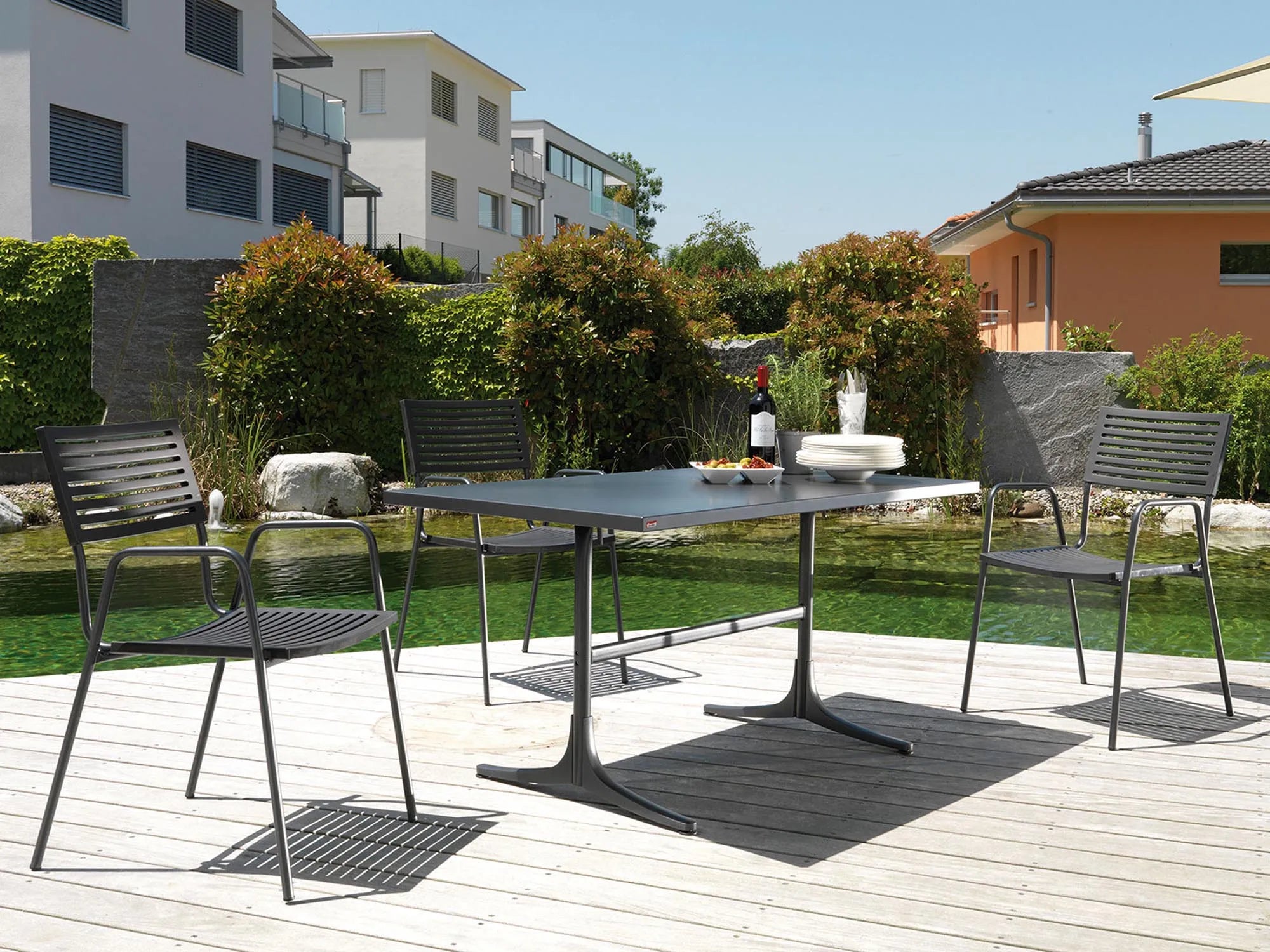 Metalltisch Arbon 117 x 70 - KAQTU Design