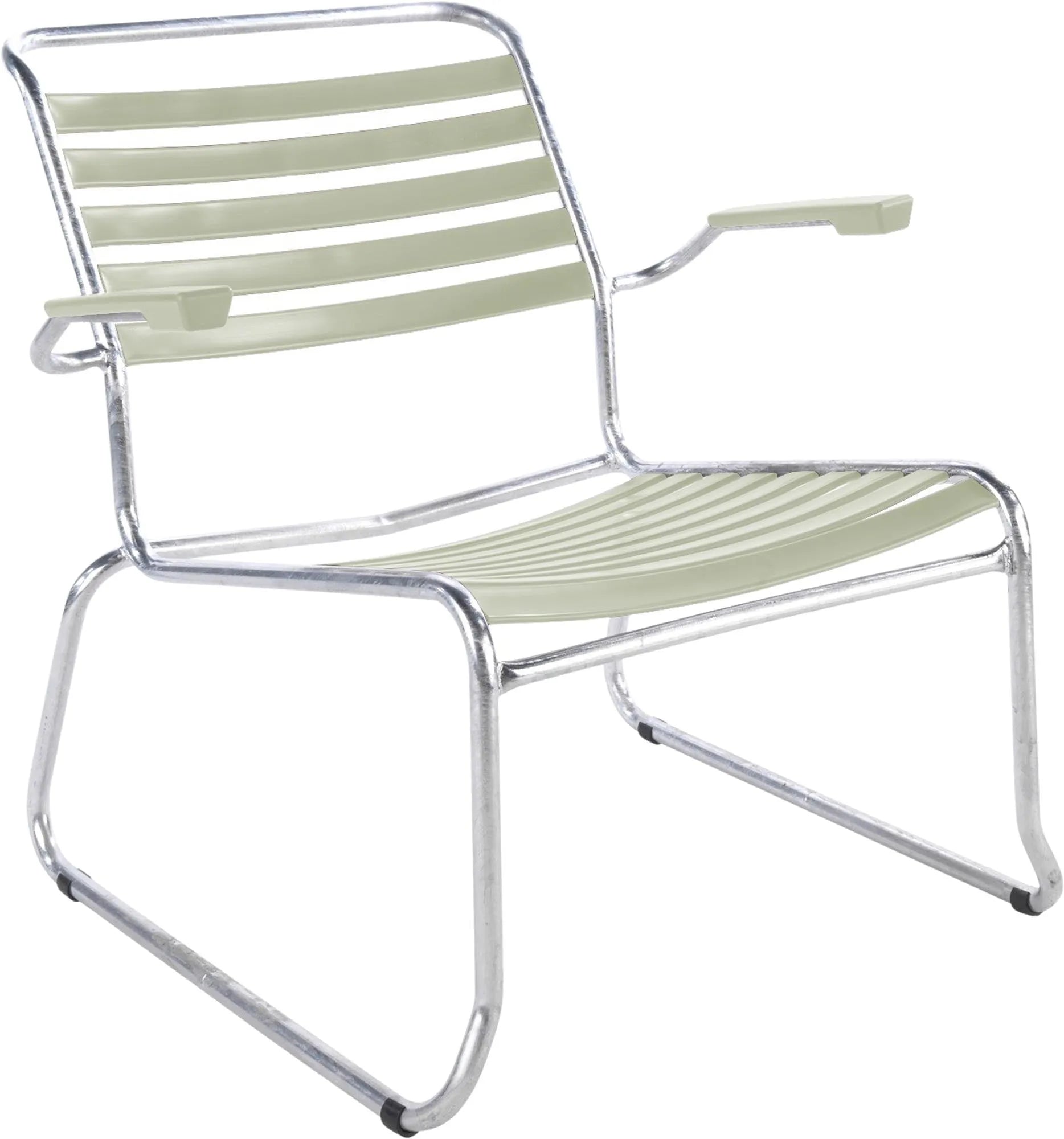 Säntis Kufen-Lounger Lättli mit Armlehne, Outdoor-Sessel, KAQTU Design