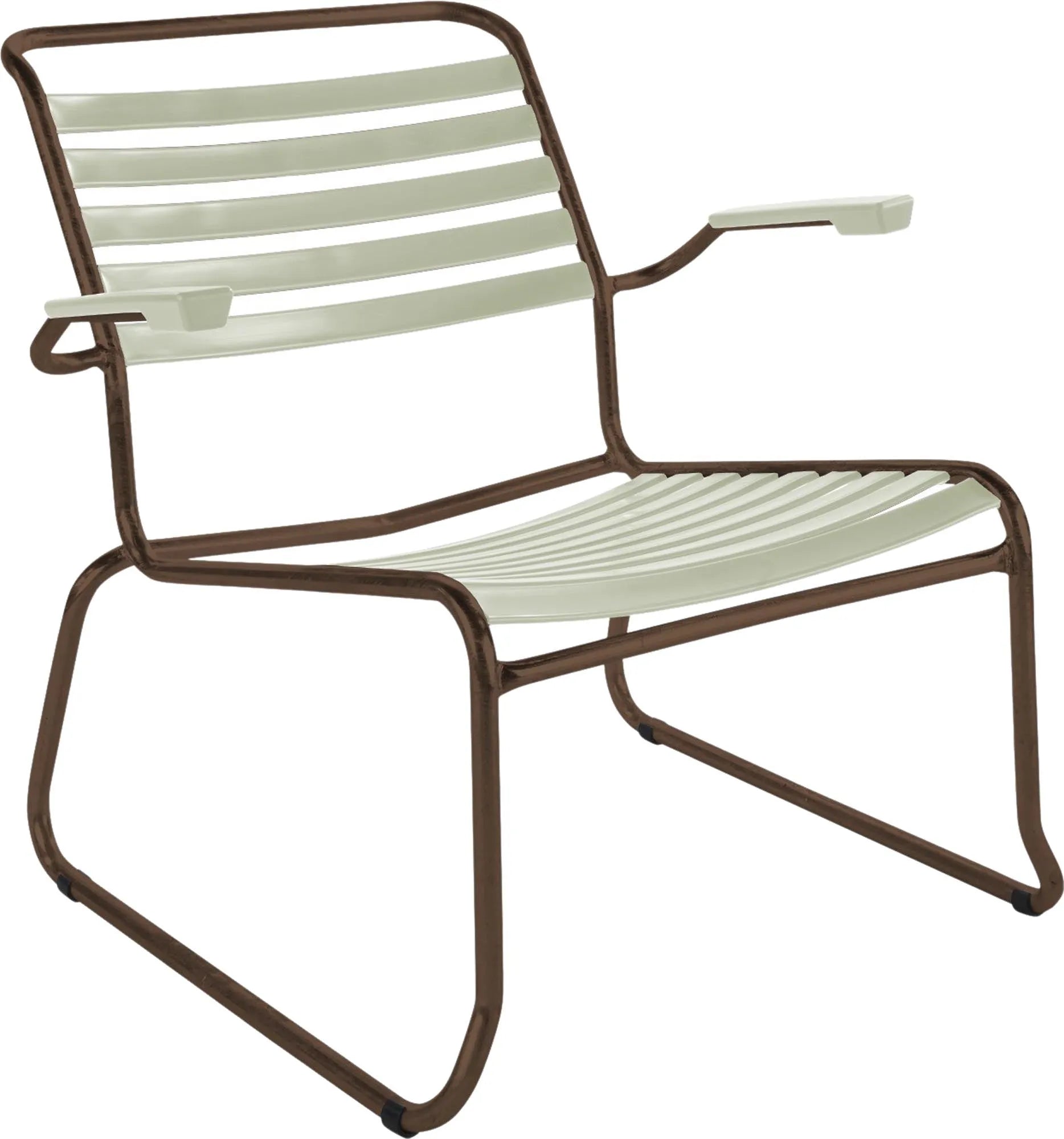 Säntis Kufen-Lounger Lättli mit Armlehne, Outdoor-Sessel, KAQTU Design