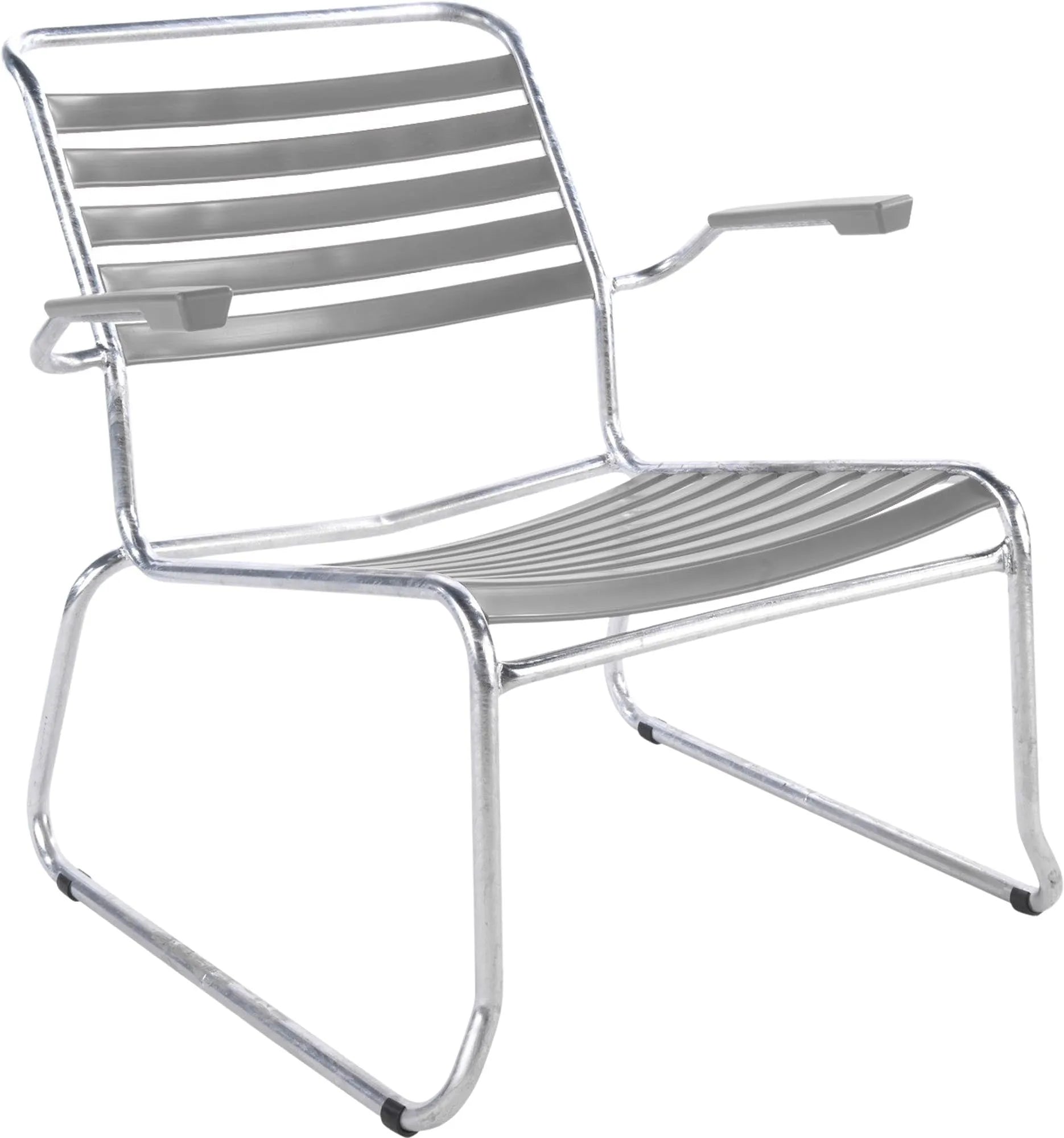 Säntis Kufen-Lounger Lättli mit Armlehne, Outdoor-Sessel, KAQTU Design