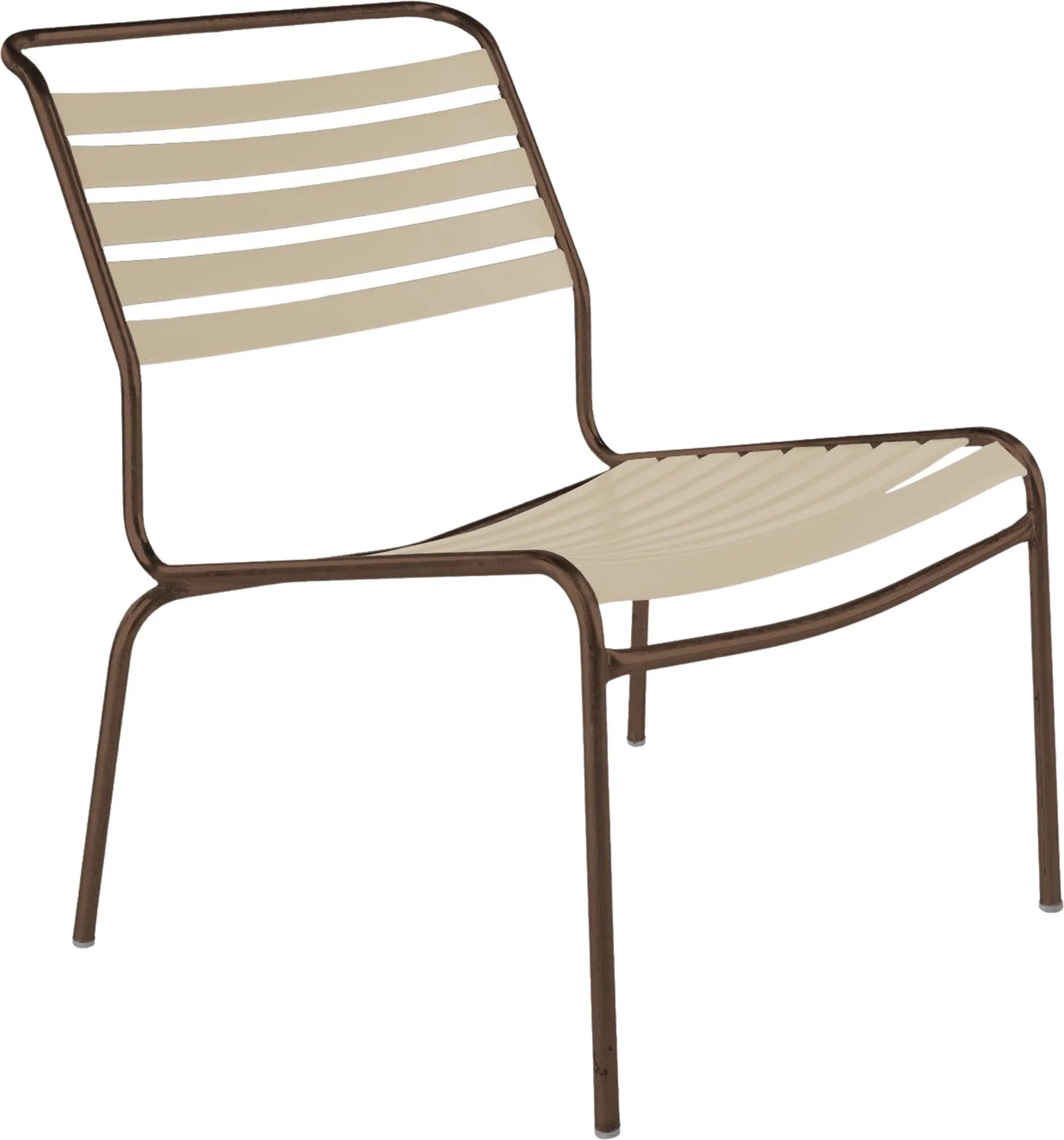 Stilvoller Säntis Lounger ohne Armlehne für Terrasse und Outdoor.