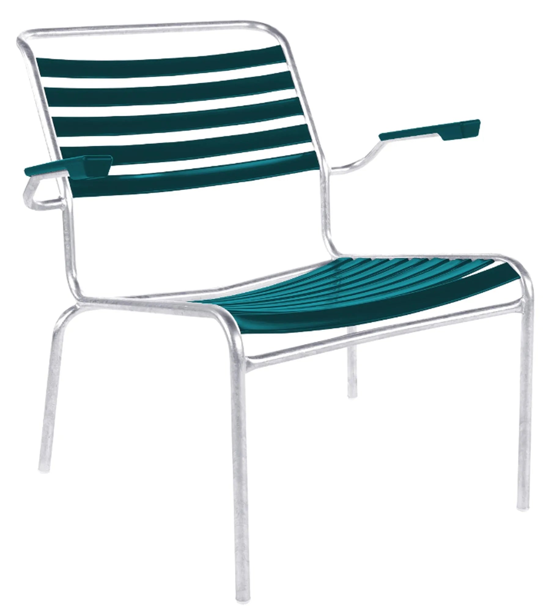 Säntis Lounger mit Armlehne, Outdoor-Sessel mit Armlehnen, KAQTU Design