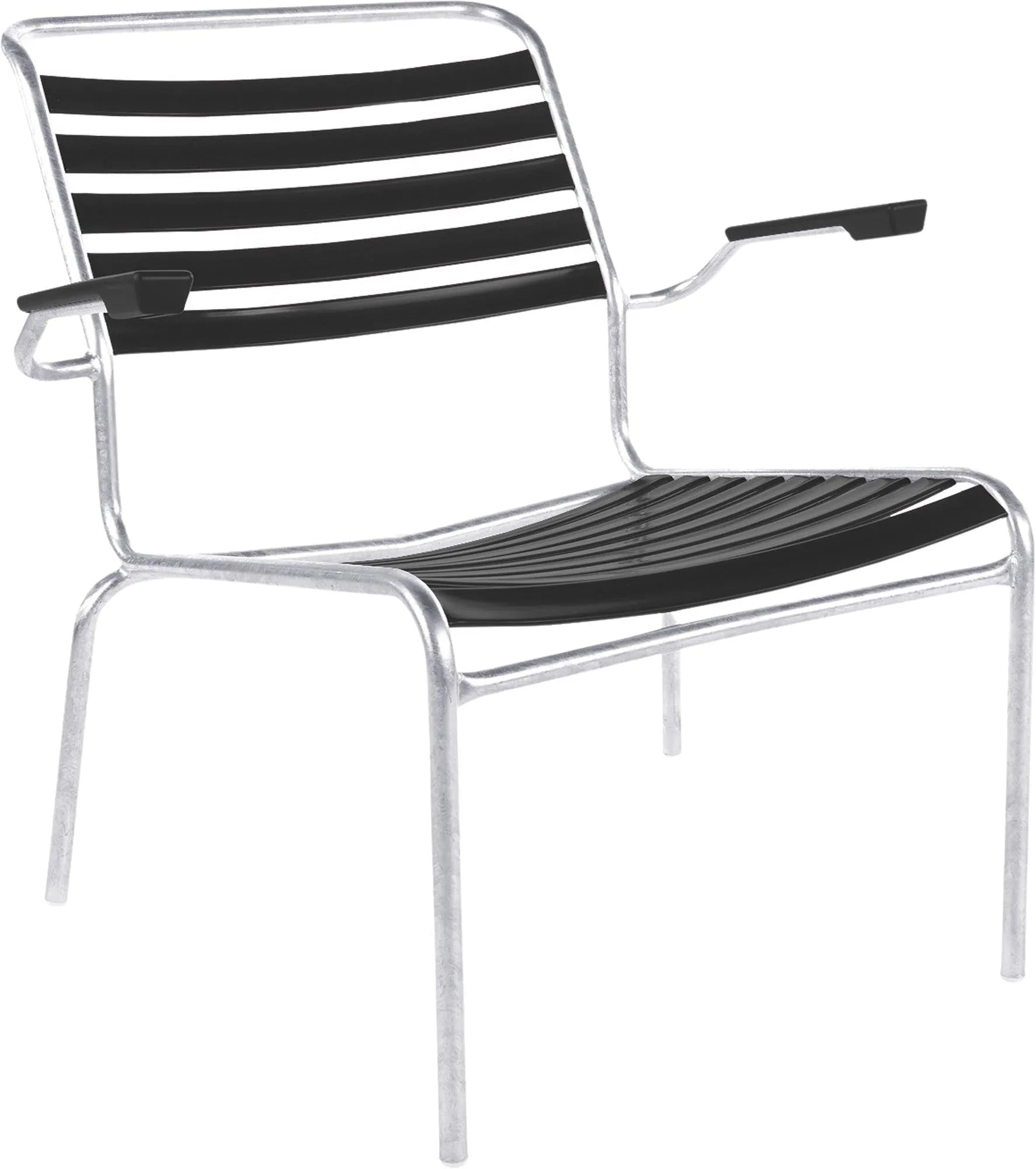 Säntis Lounger mit Armlehne, Outdoor-Sessel mit Armlehnen, KAQTU Design