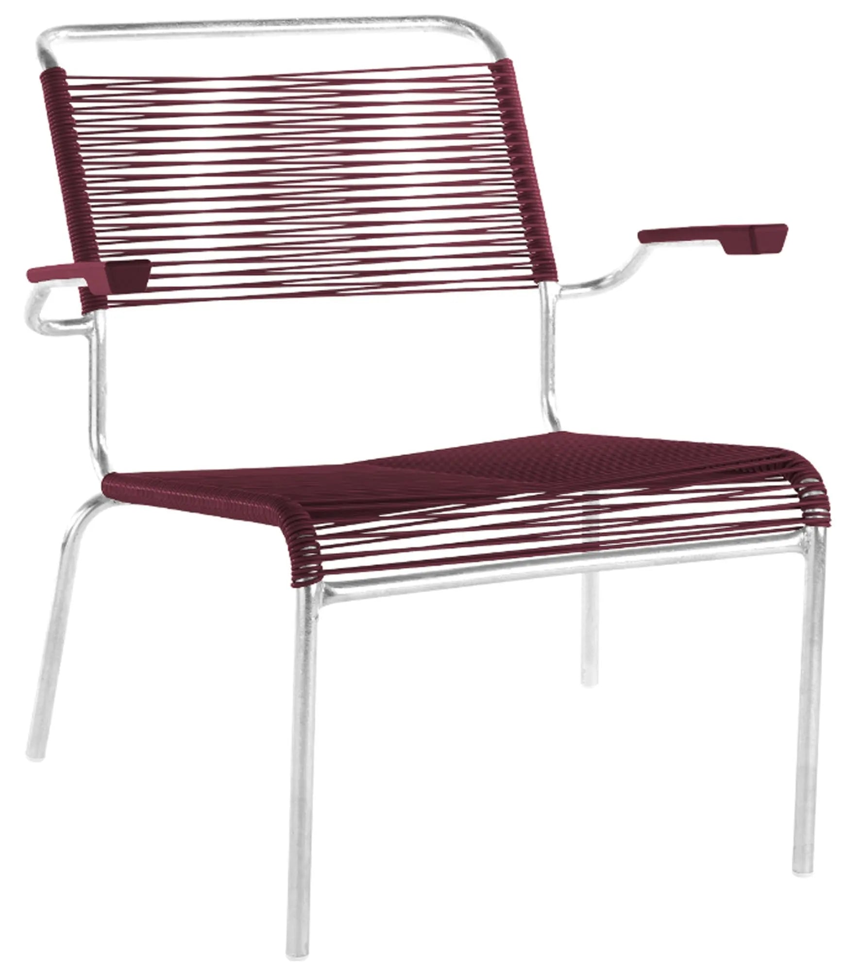 Säntis Lounger Spaghetti mit Armlehne, Outdoor-Sessel, KAQTU Design