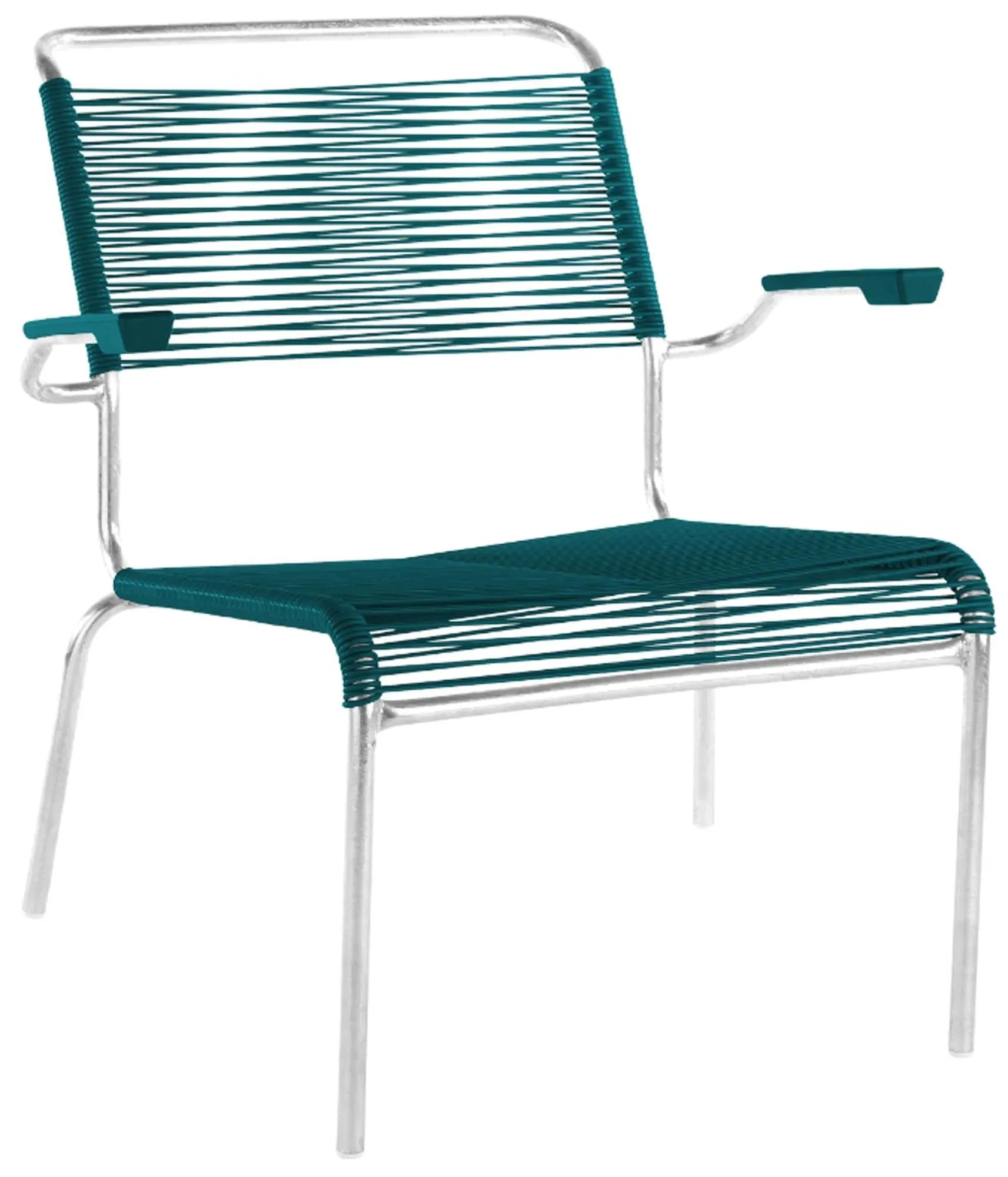 Säntis Lounger Spaghetti mit Armlehne, Outdoor-Sessel, KAQTU Design