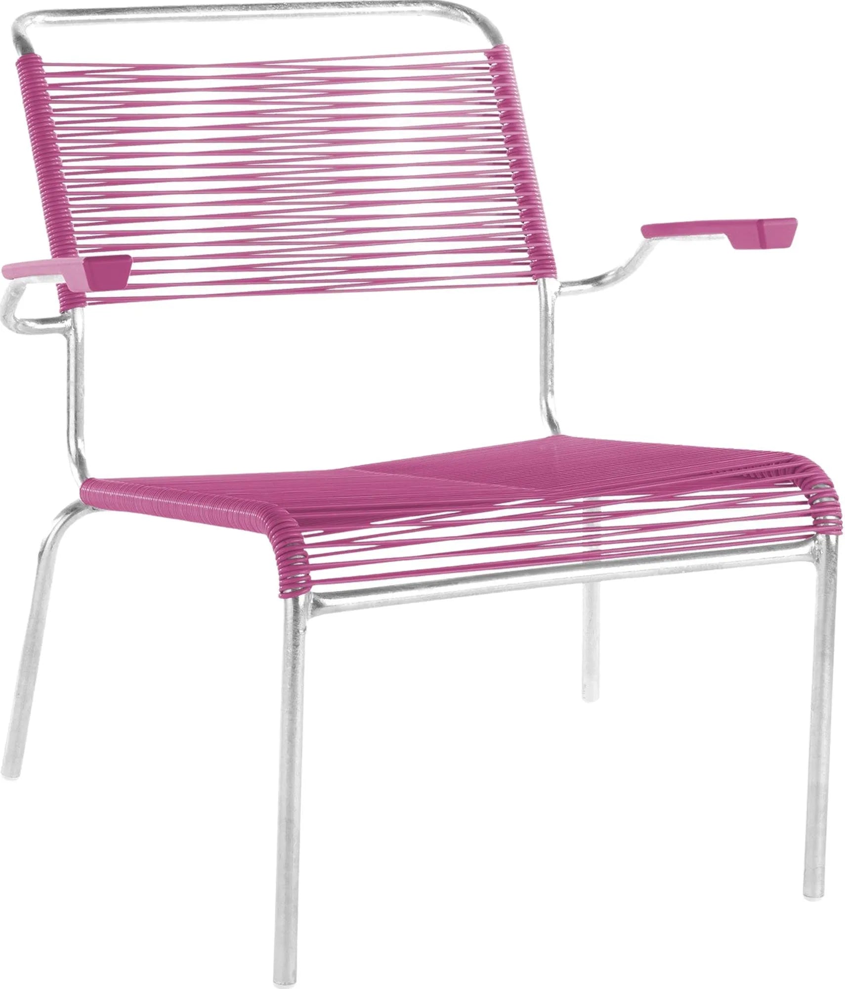 Säntis Lounger Spaghetti mit Armlehne, Outdoor-Sessel, KAQTU Design