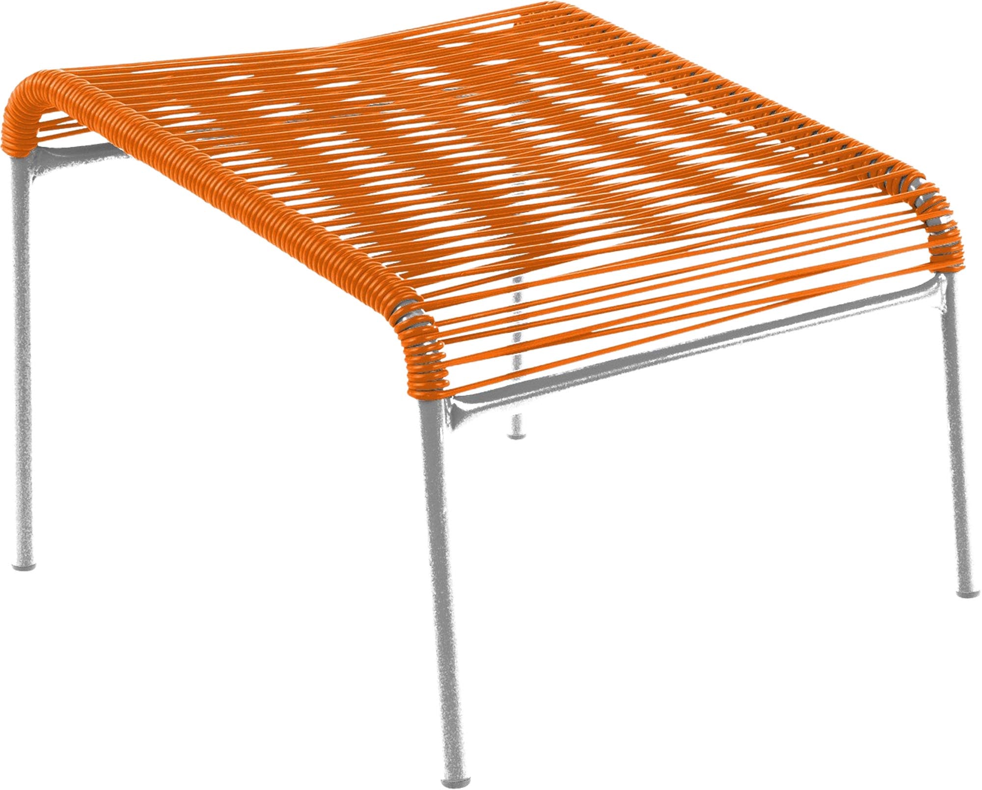 Hocker Lounger Spaghetti in Tannengrün / Pastellgrün präsentiert im Onlineshop von KAQTU Design AG. Hocker Outdoor ist von Schaffner