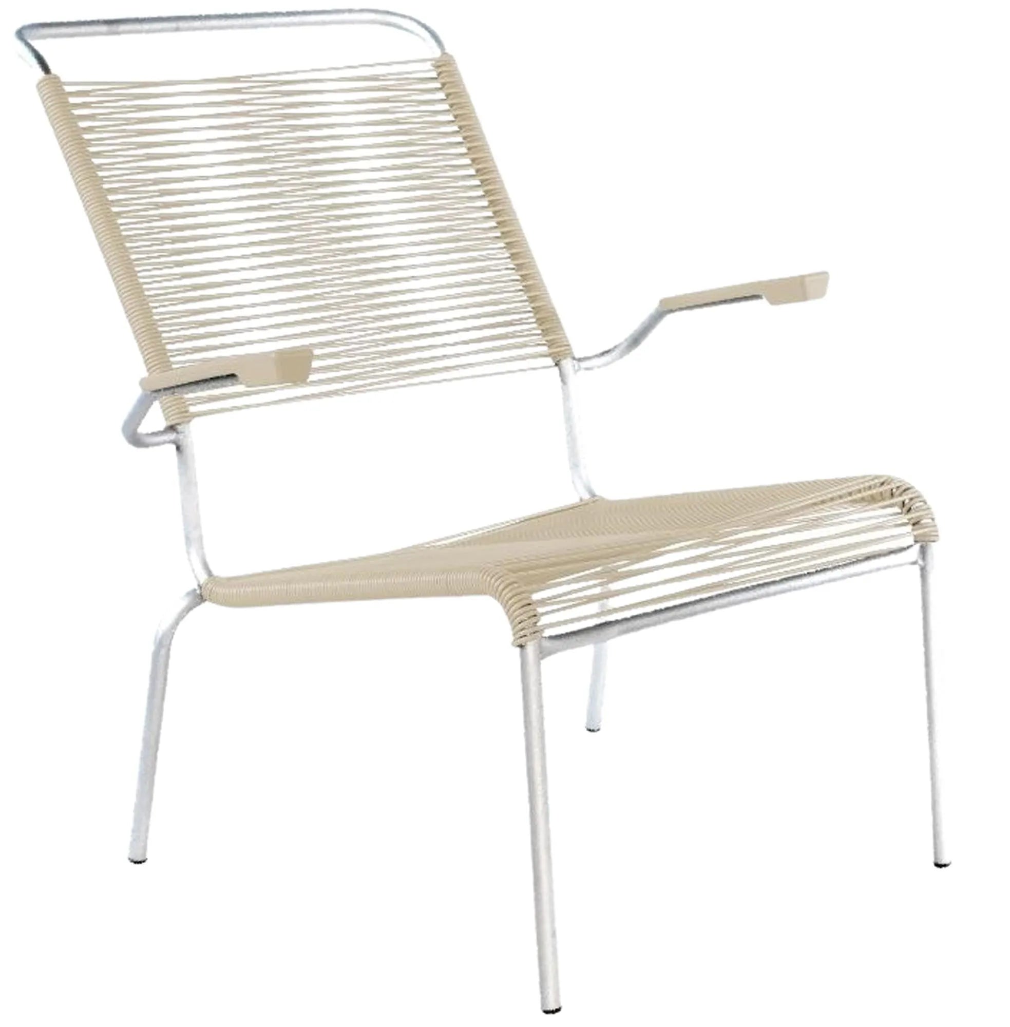 Säntis Lounger Hochlehner Spaghetti, Outdoor-Sessel, KAQTU Design