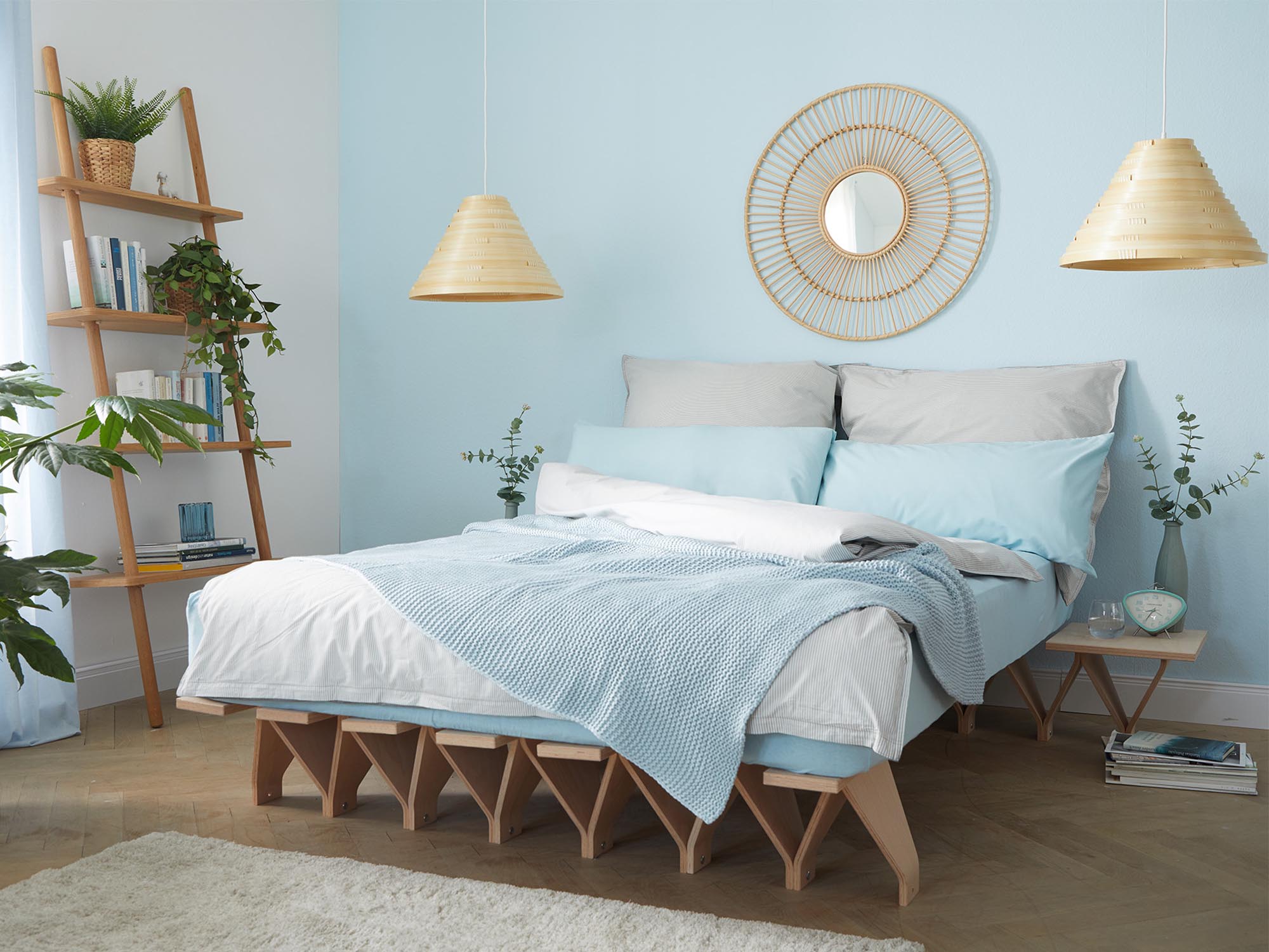 Tojo-lieg 120 in buche präsentiert im Onlineshop von KAQTU Design AG. Bett ist von Tojo