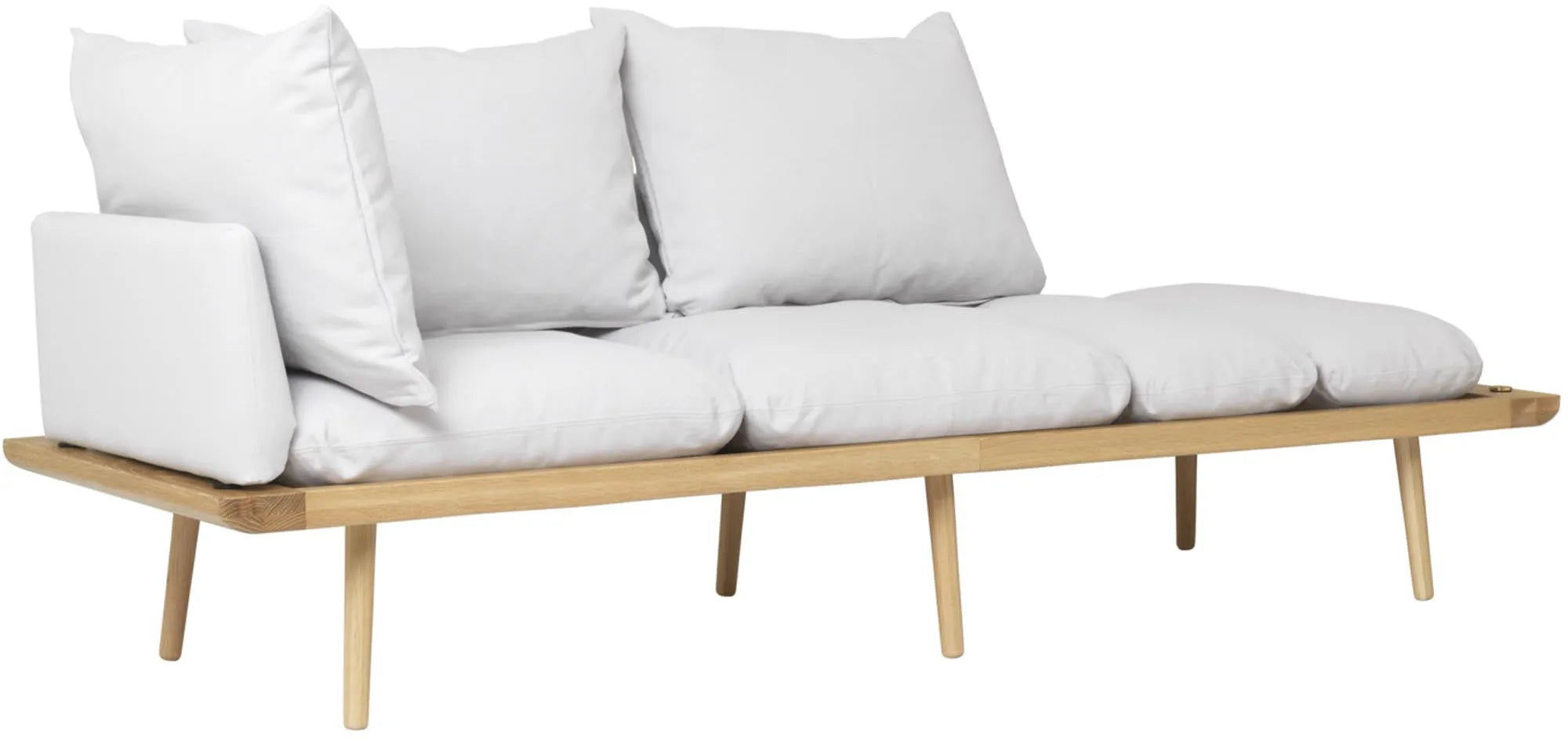 Lounge Around 3-Sitzer Sofa – modernes Design aus Eichenholz