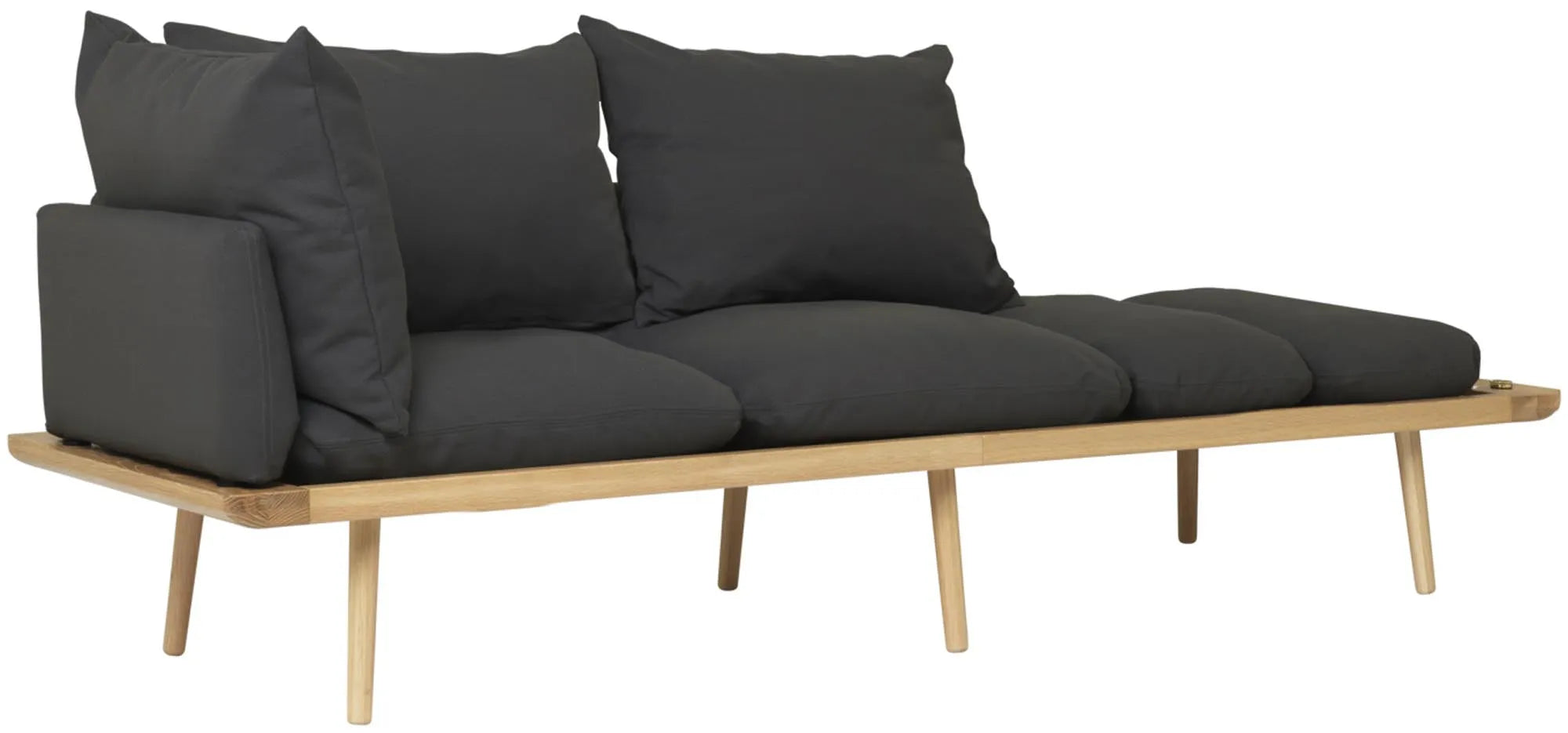 Lounge Around 3-Sitzer Sofa – modernes Design aus Eichenholz